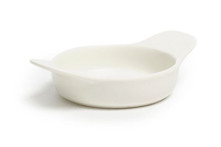 Mini-Gratinplatte tief mit Griff Ø9/13cm H2,5cm MINI KODAI