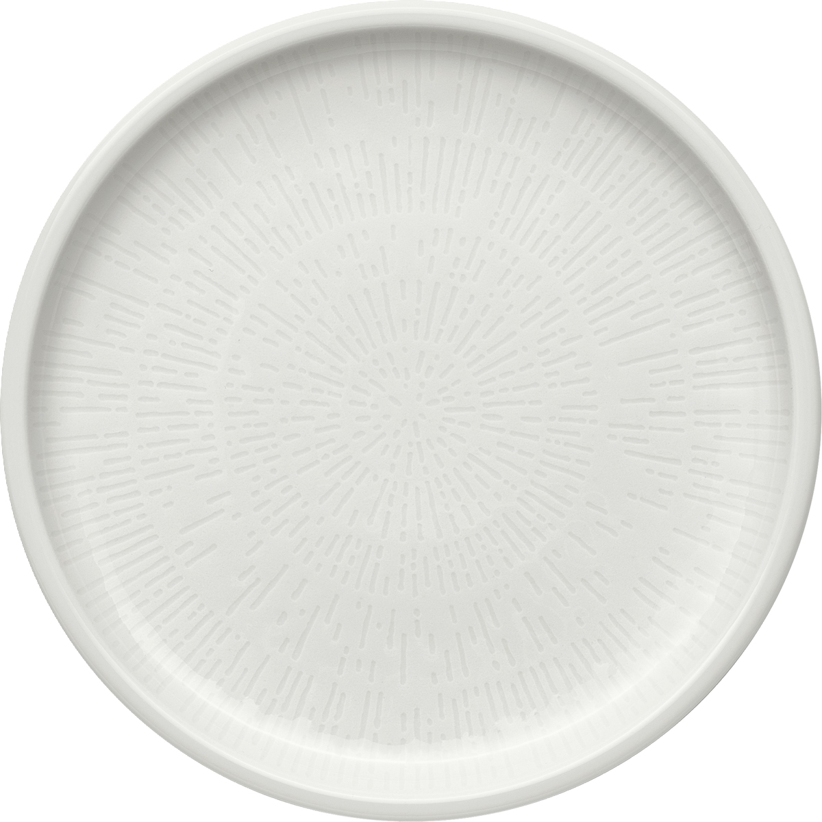 Teller flach rund coup Struktur 17cm SHIRO