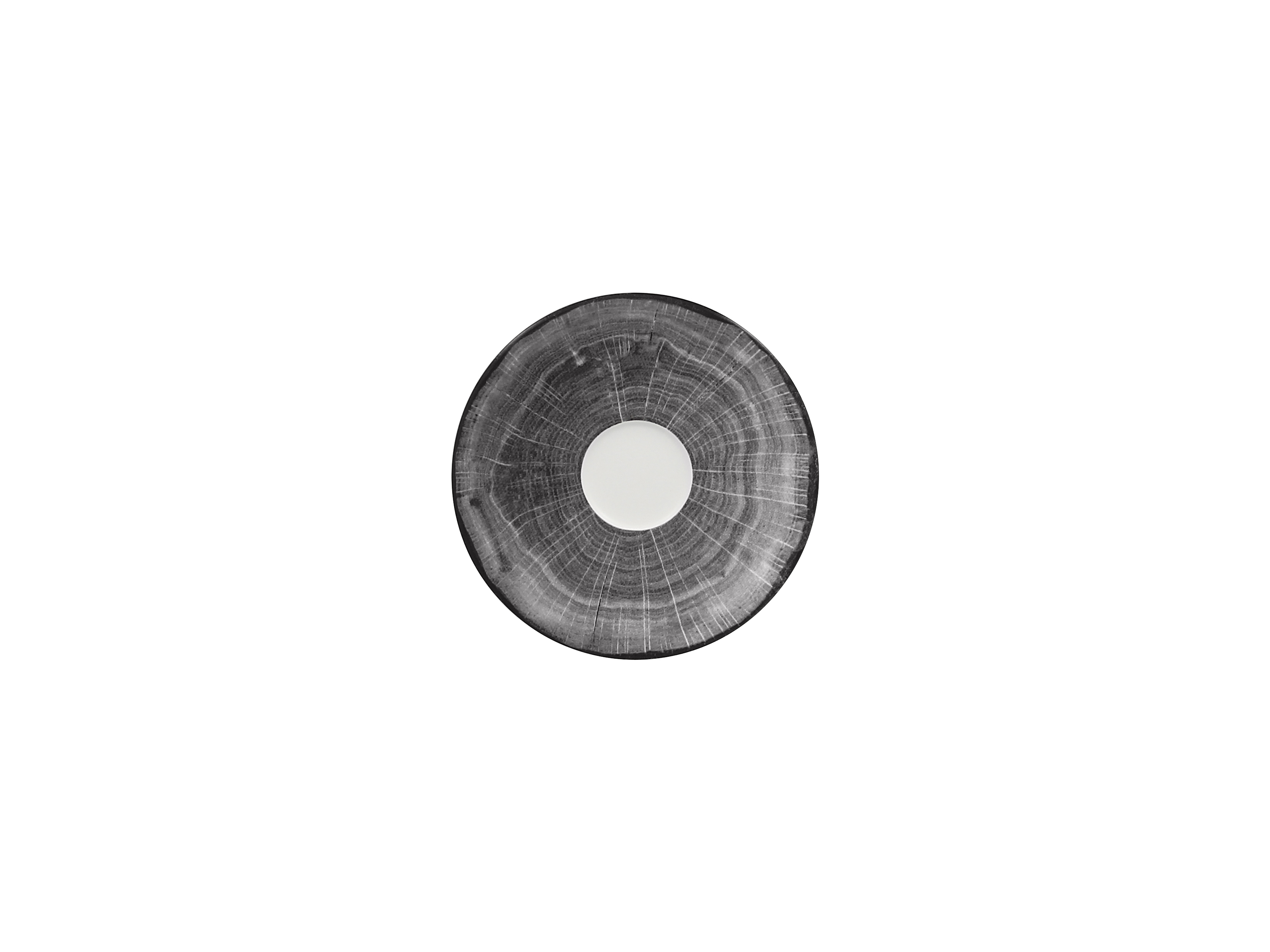 Kaffee-Untertasse 15cm FUSION WOODART beech-grey