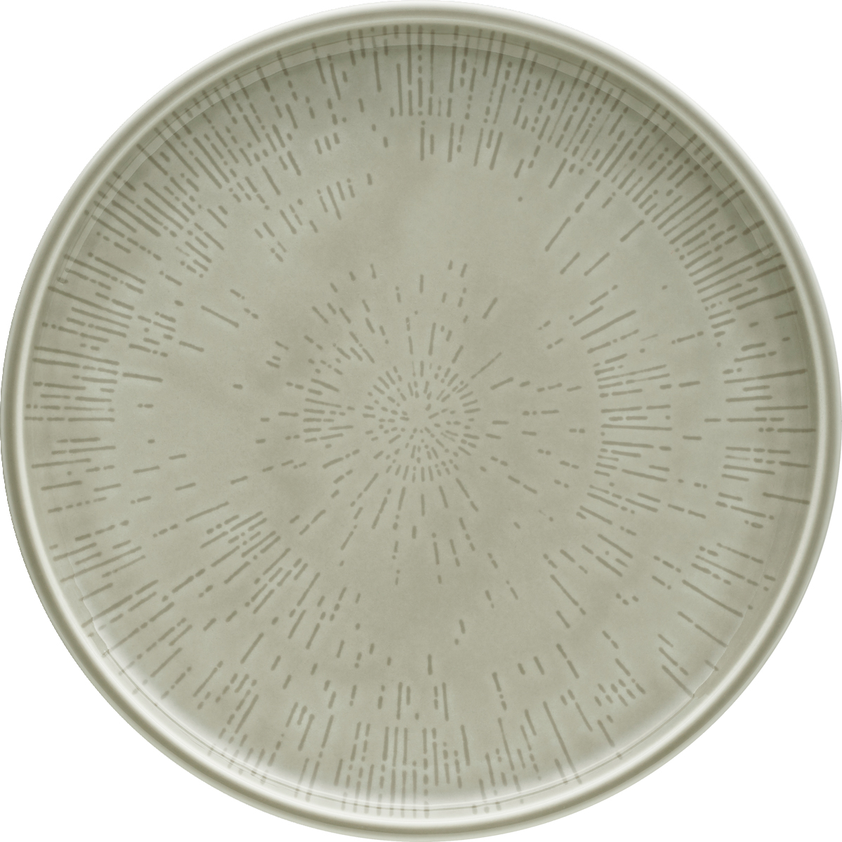 Teller flach rund coup Struktur 24cm SHIRO GLAZE STEAM