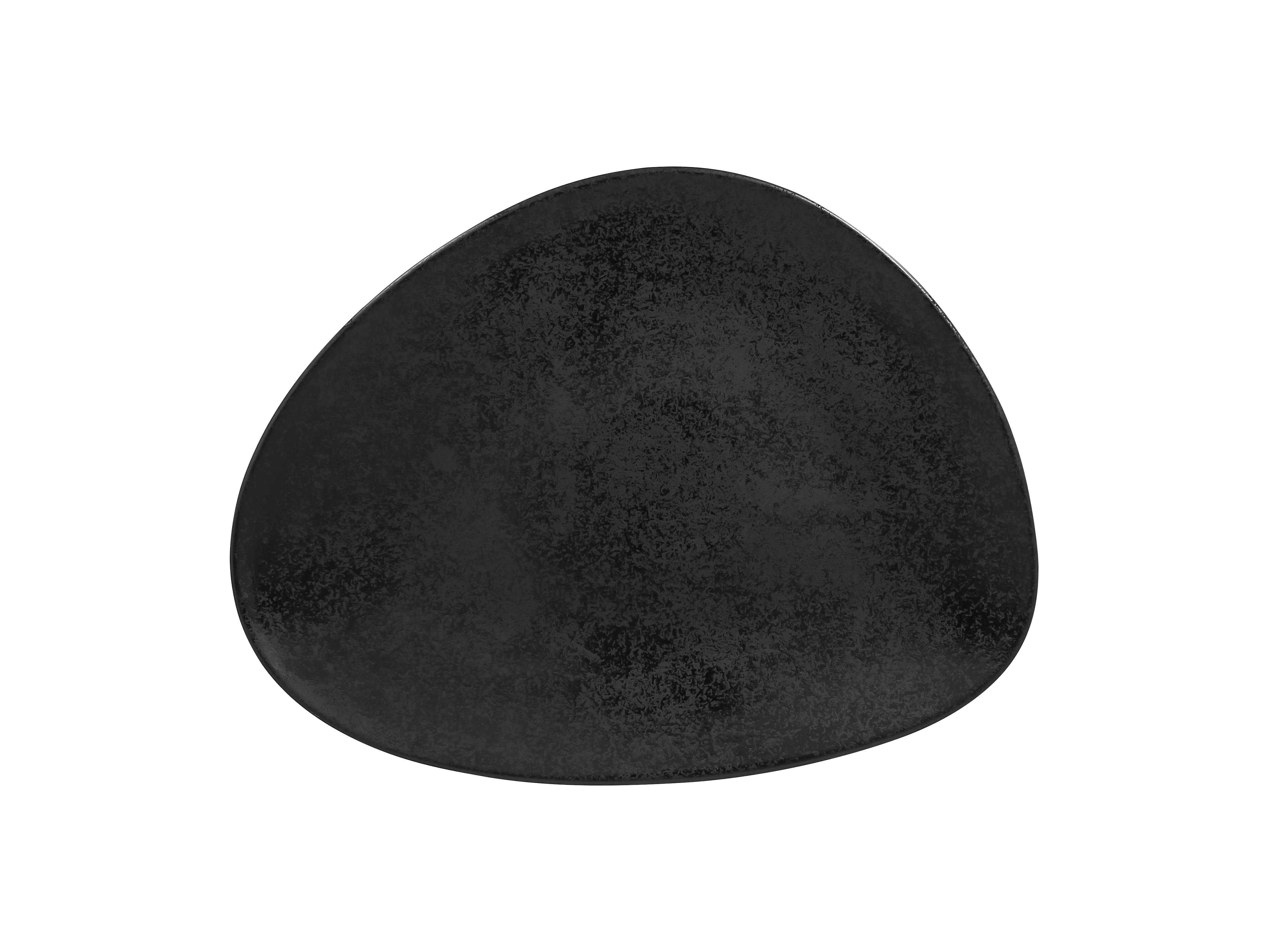 Teller 33x25cm SUGGESTIONS SHAPED schwarz