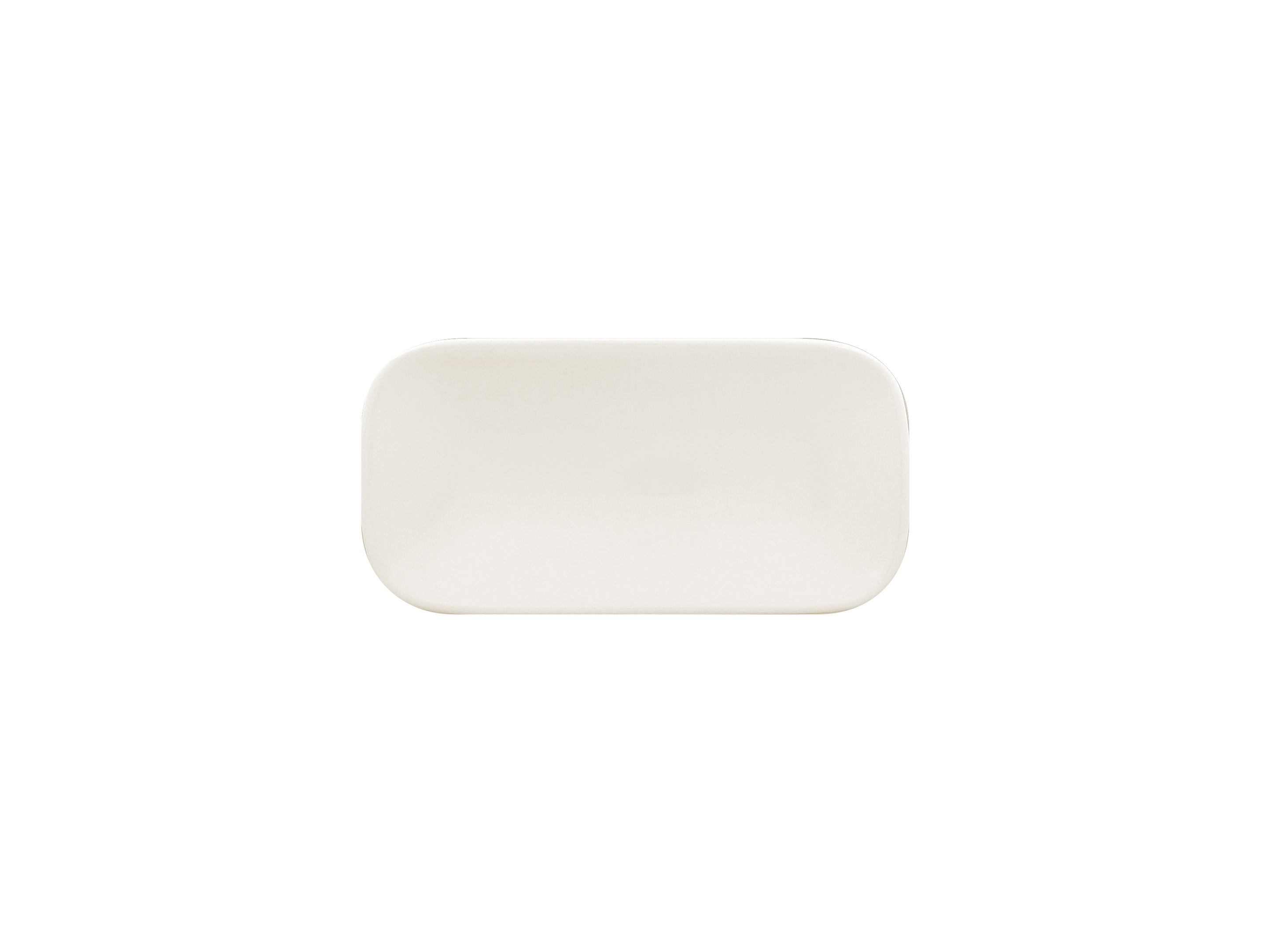 Platte eckig 22x10,9x1,7cm AUREA white