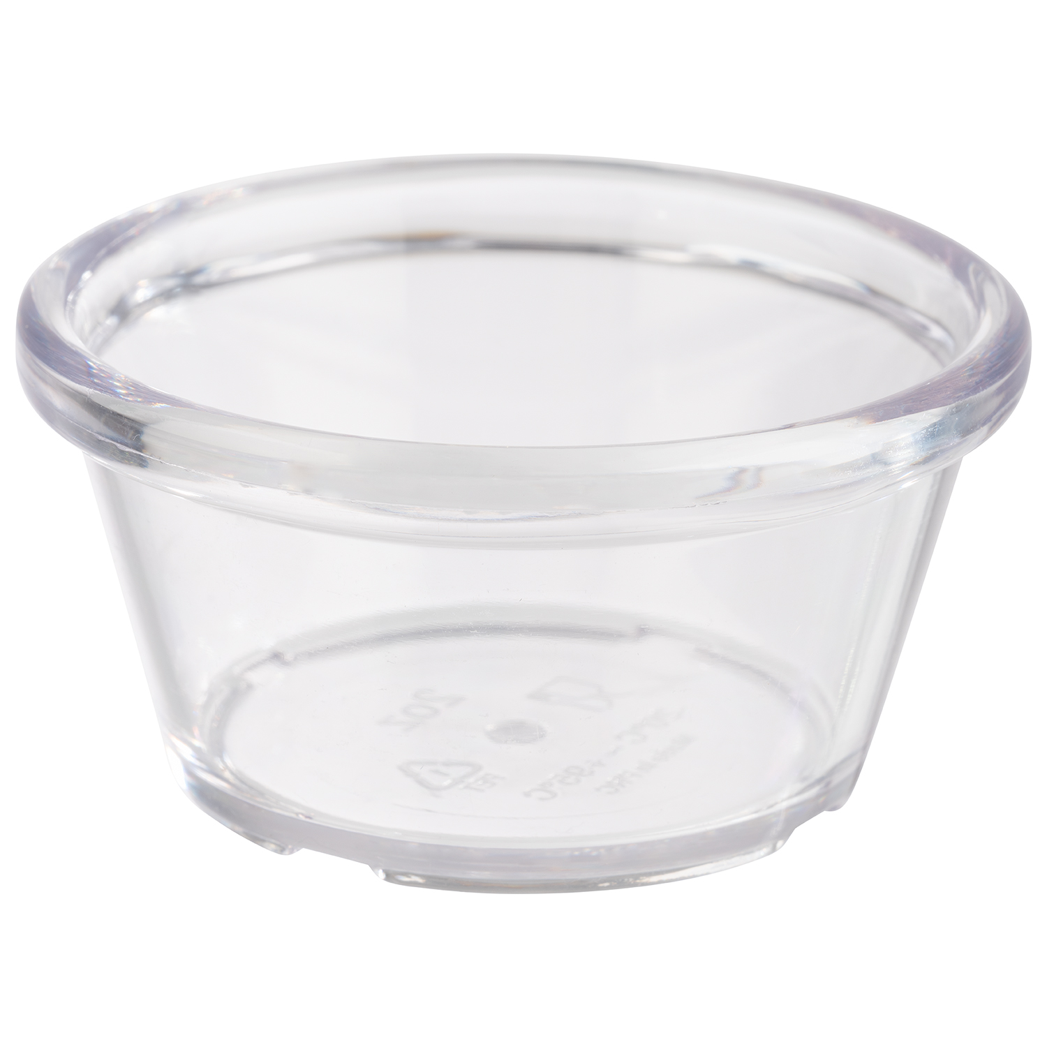 Dipschälchen 12er Set Ø7cm H3,5cm 0,07l klar