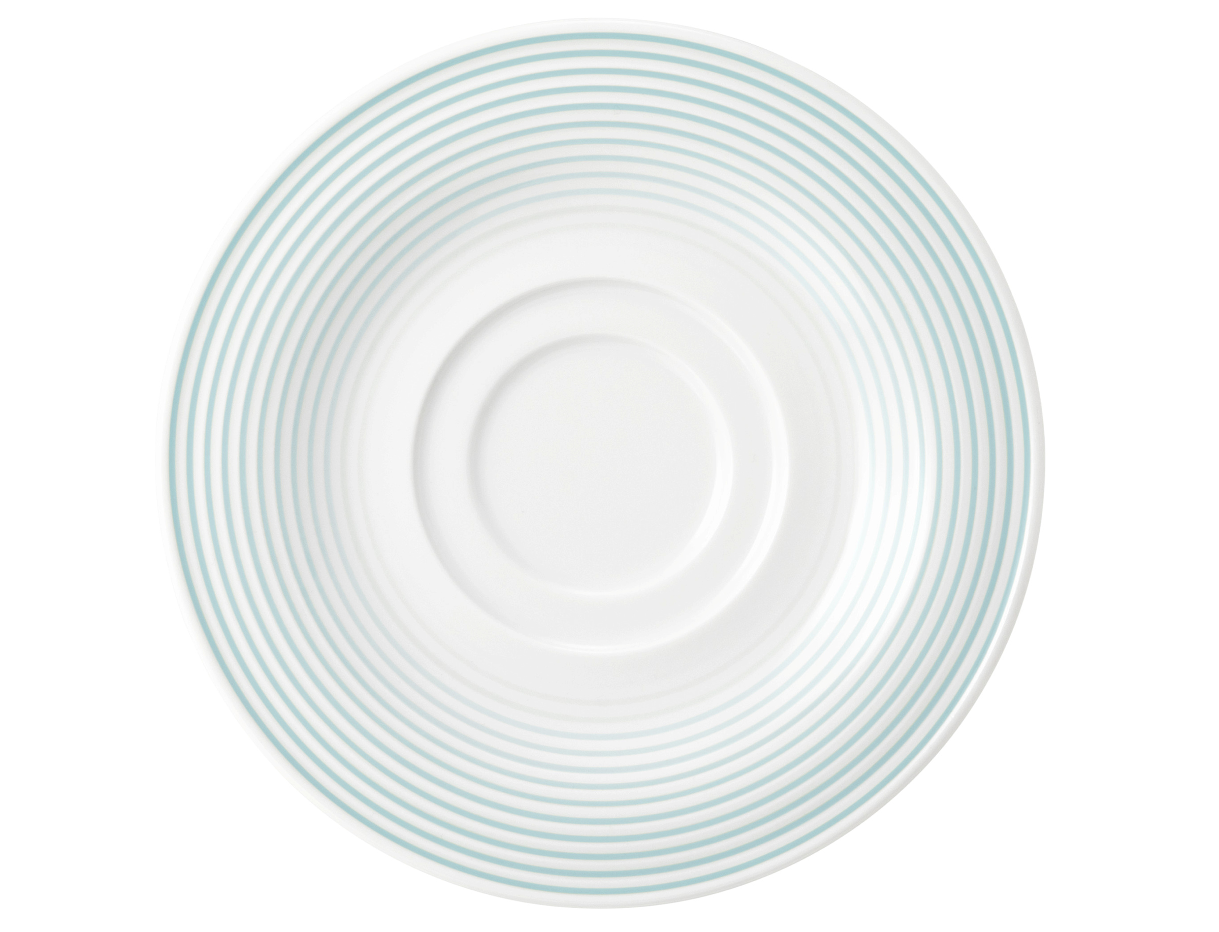 Kombiuntertasse rund mit Relief 1 16,5cm BLUES arktisblau