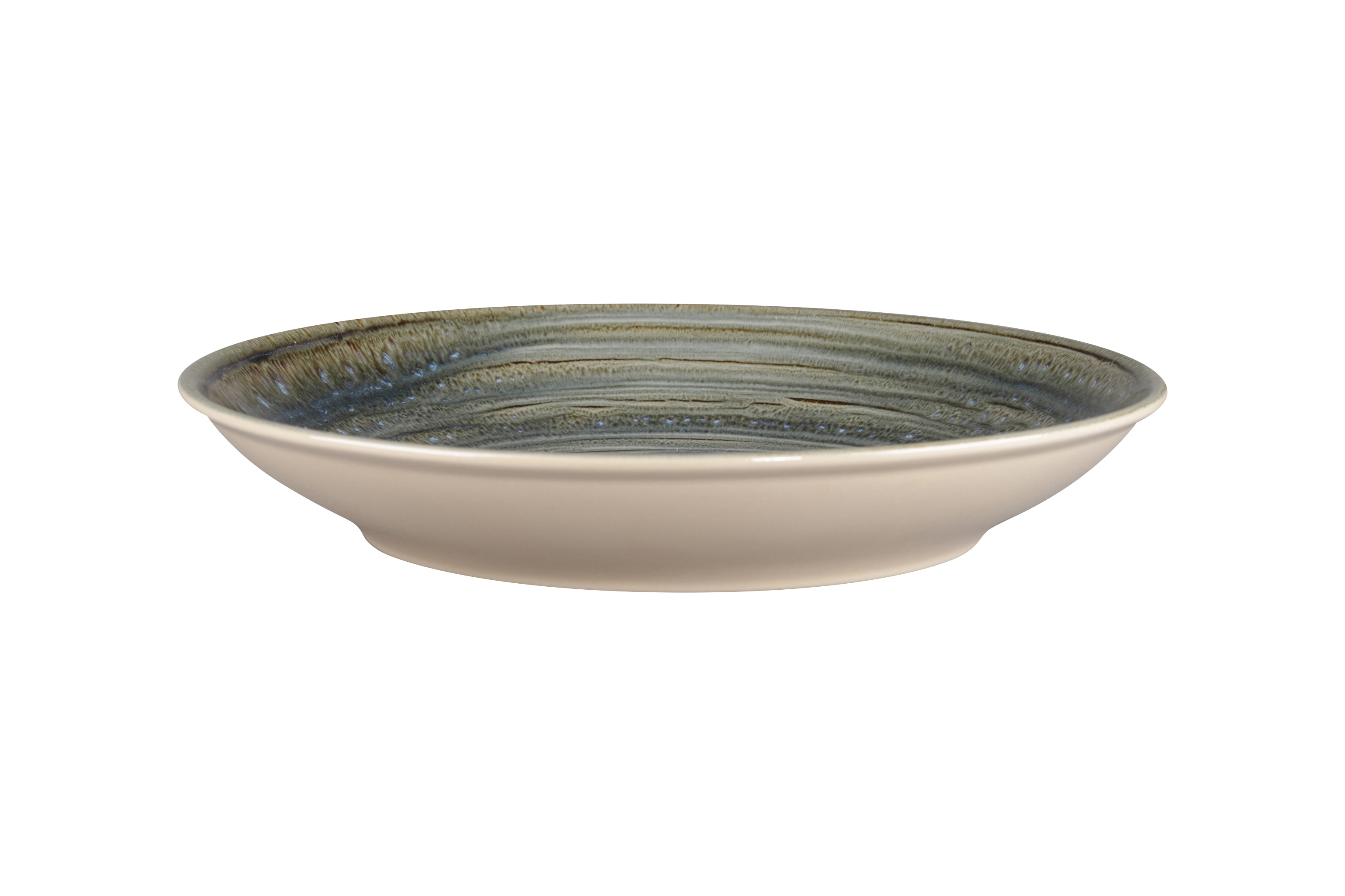 159534 Teller tief coup 28cm RAKSTONE SPOT peridot green