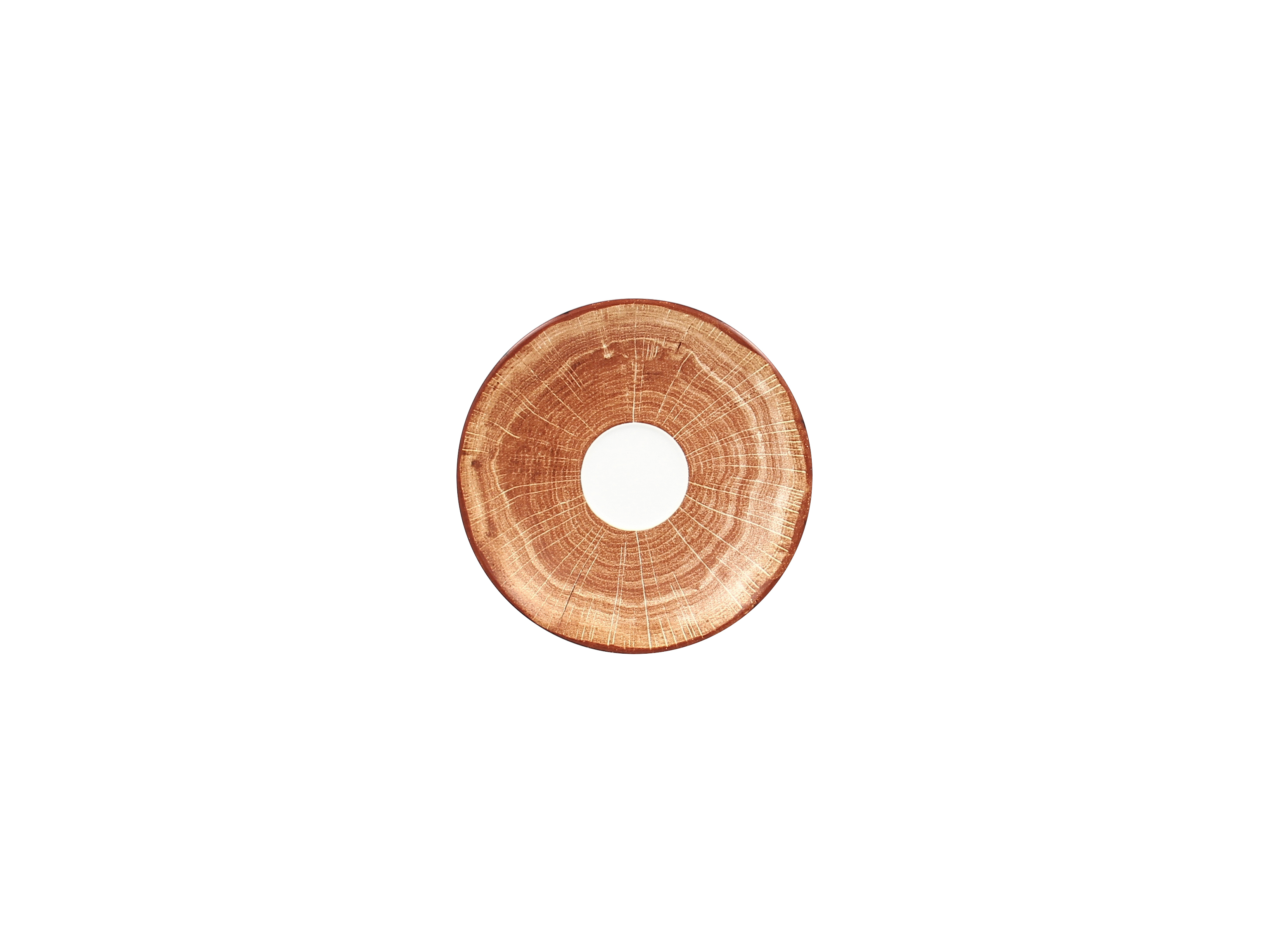 Kaffee-Untertasse 15cm FUSION WOODART timber-brown