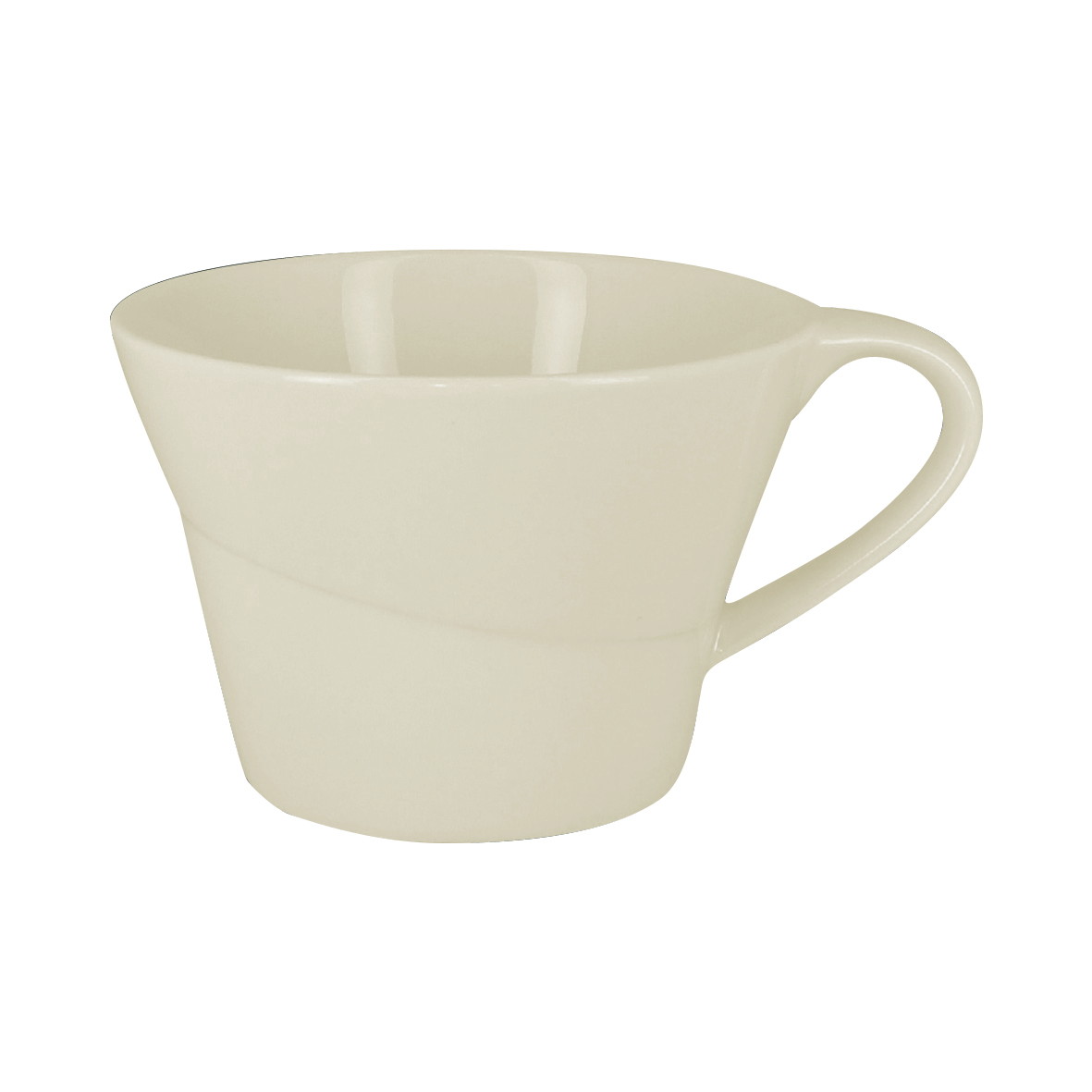 Milchkaffeetasse Ø11,5cm H8,1cm 0,39L GIRO white