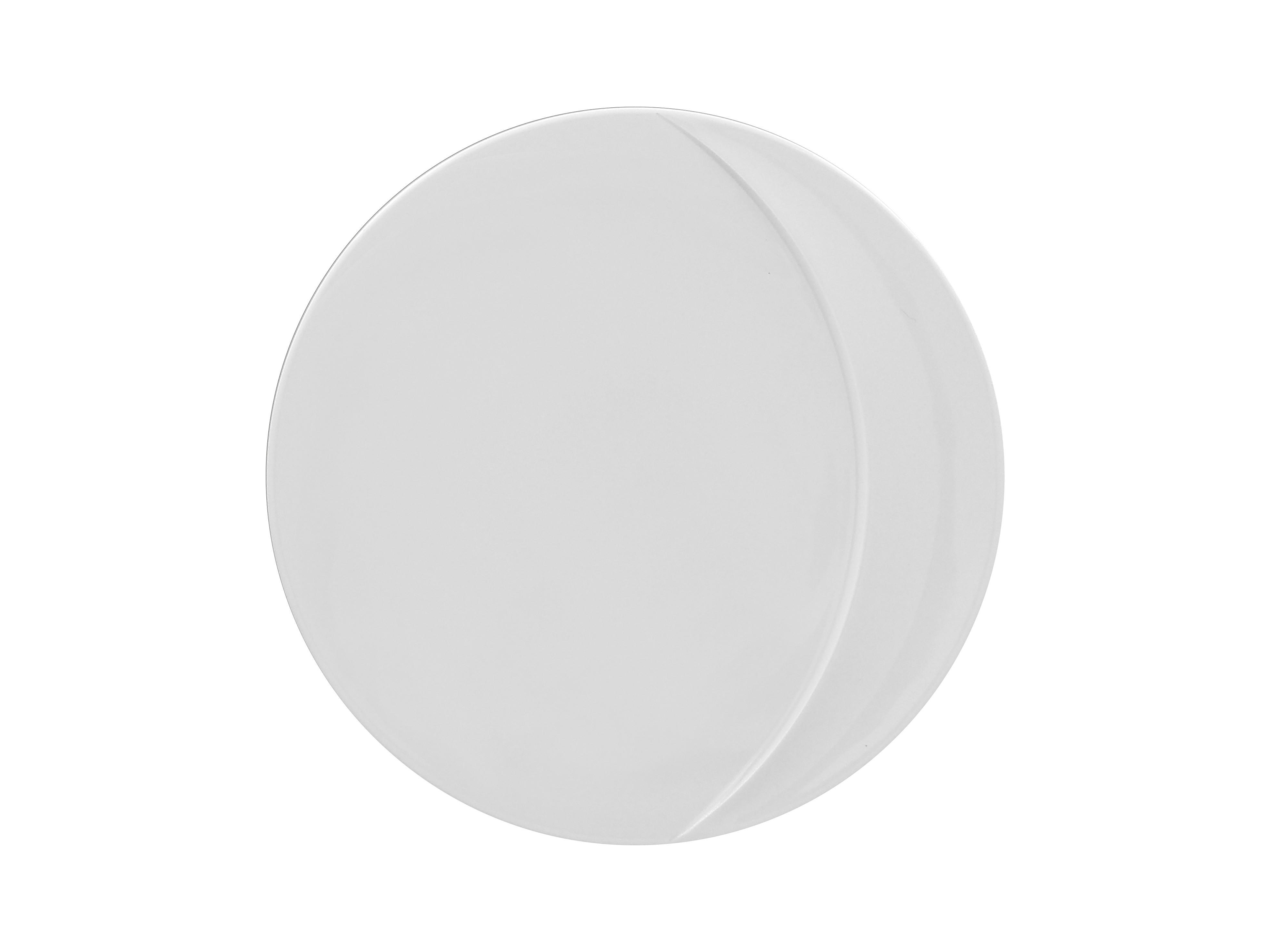 Teller flach Ø30,8cm H1,9cm MOON white