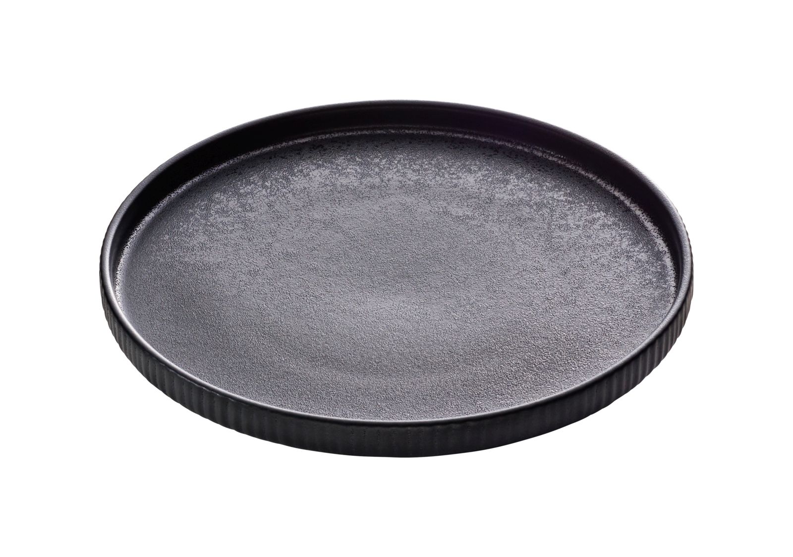 Teller 27cm NARA Relief schwarz