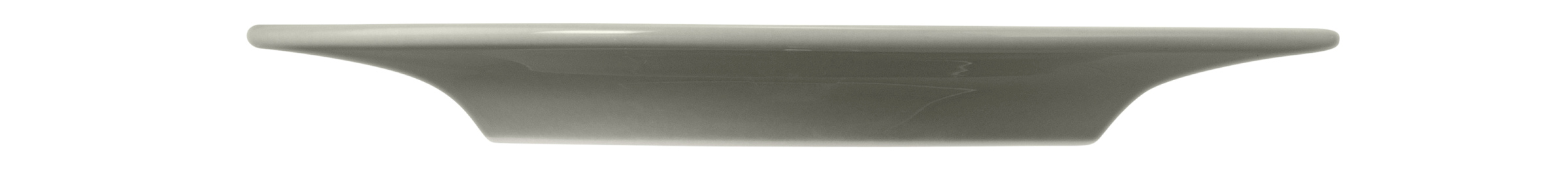 Kombiuntertasse rund mit Relief klein 13,5cm BEAT perlgrau