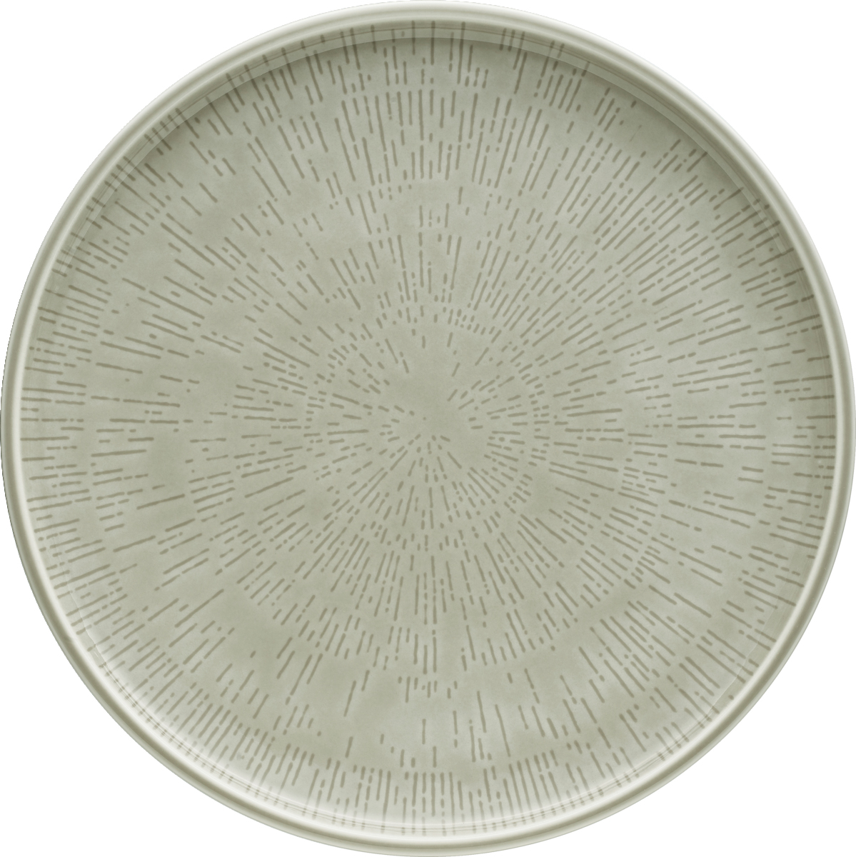 Teller flach rund coup Struktur 28cm SHIRO GLAZE STEAM