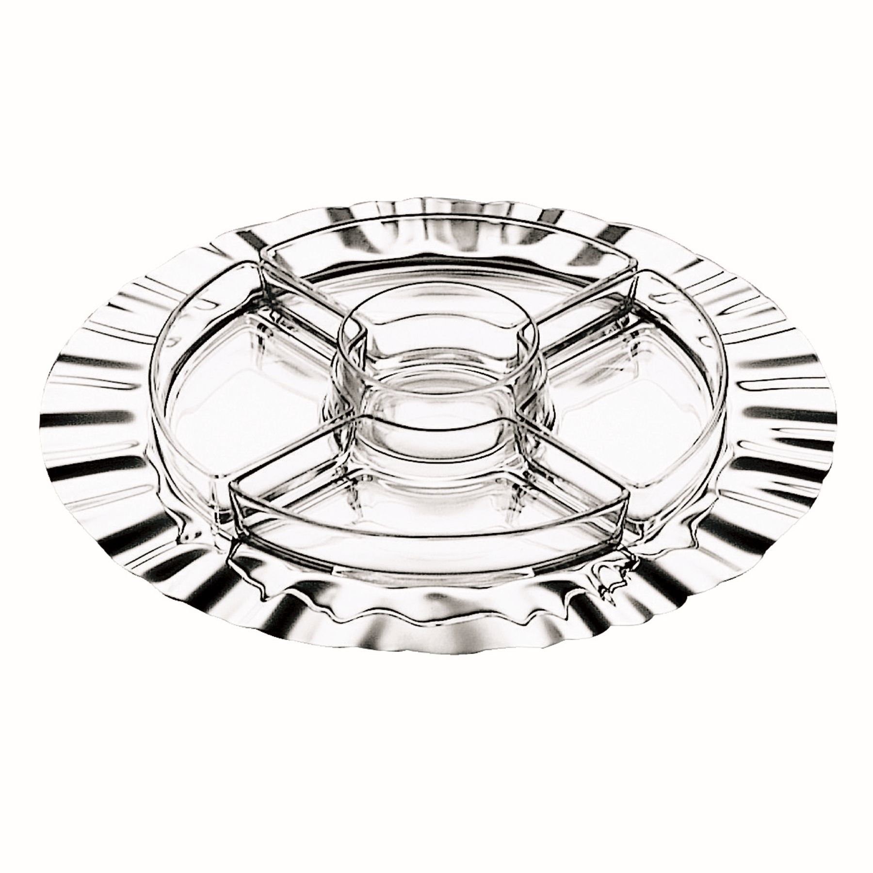 Tablett 5 Einteilungen 33cm HORS-D'OEUVRE SOLE