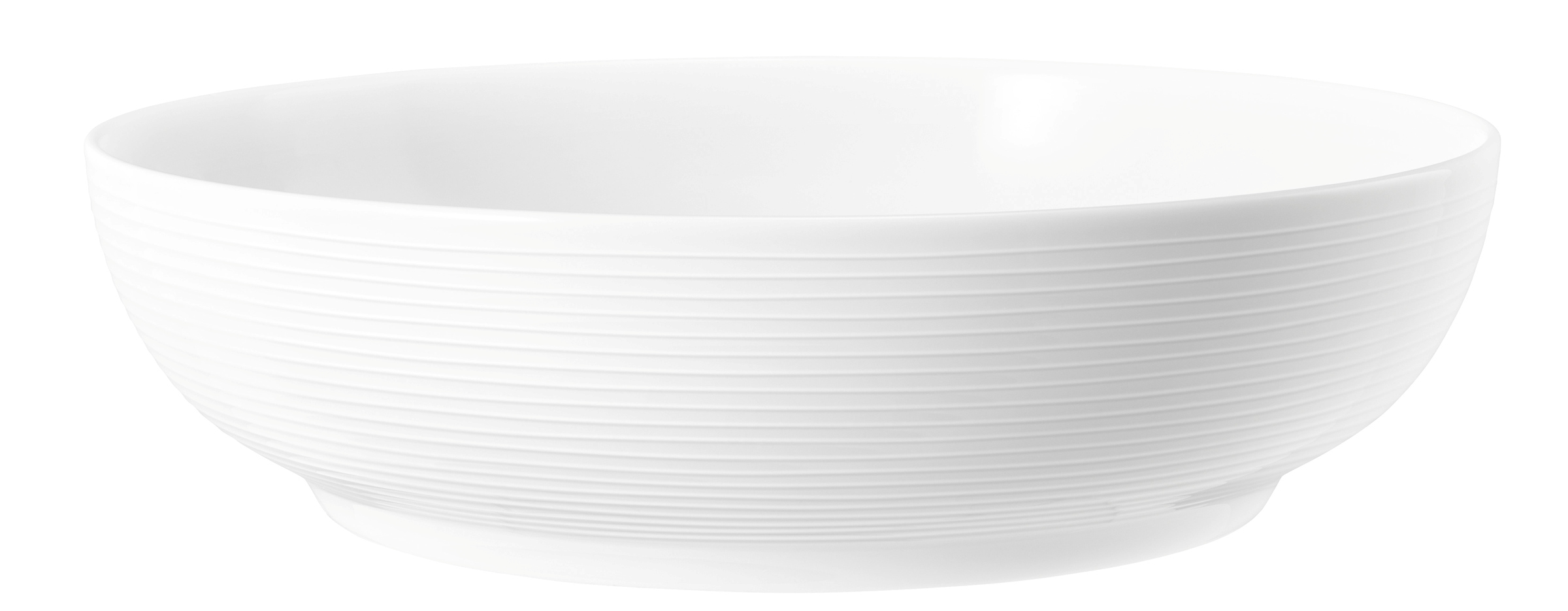 Teller rund mit Relief tief coup 25cm BLUES weiß