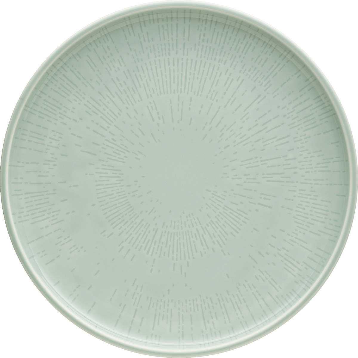 Teller flach rund coup Struktur 26cm SHIRO GLAZE FROST