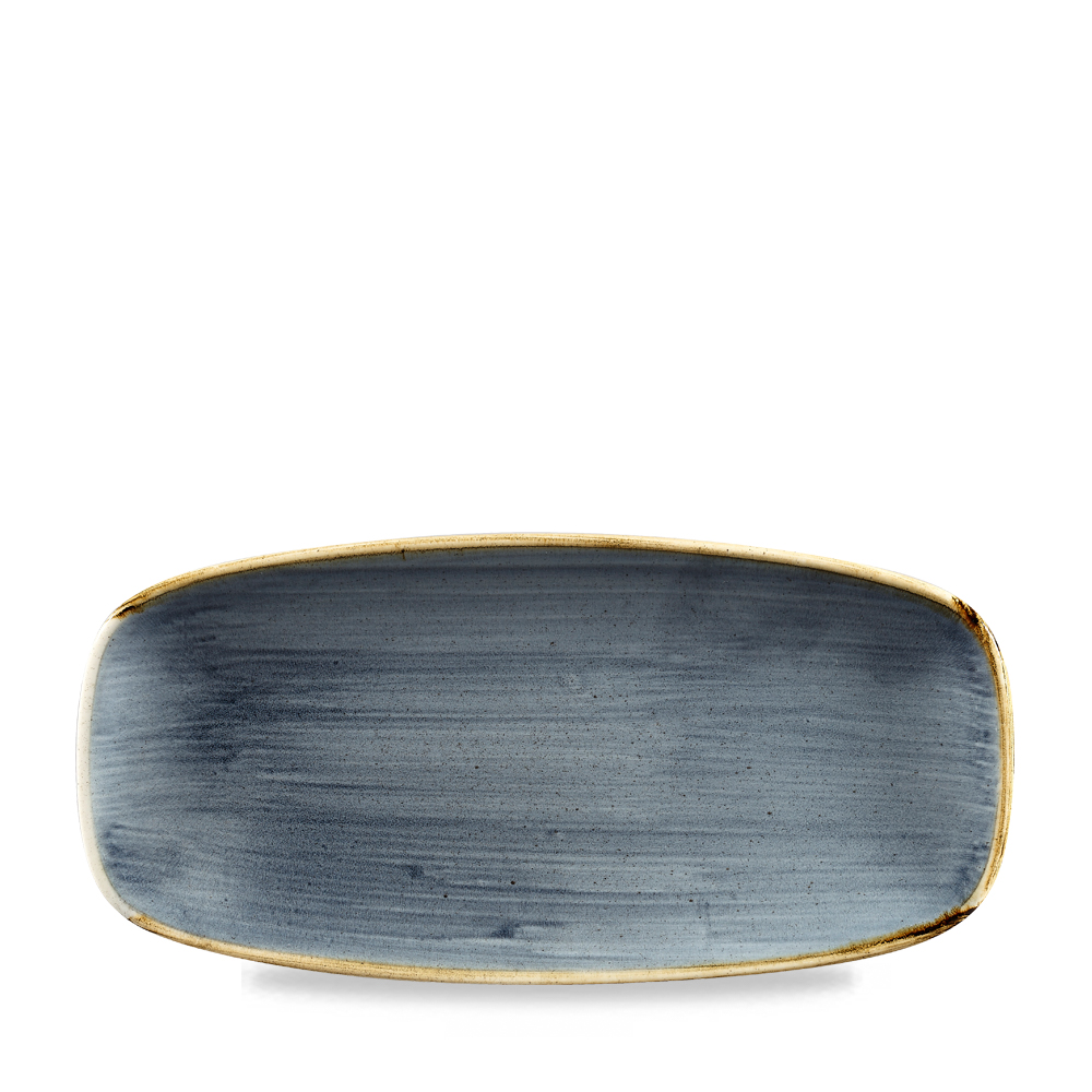 Platte eckig 26,9x12,7cm STONECAST blueberry