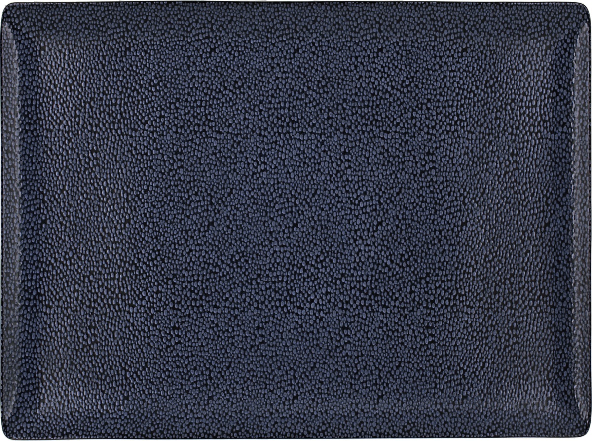 Platte rechteckig coup 27x20cm PURITY PEARLS DARK