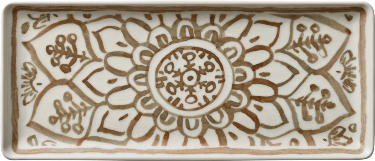 Platte rechteckig sienna 35x15cm SOULMATE