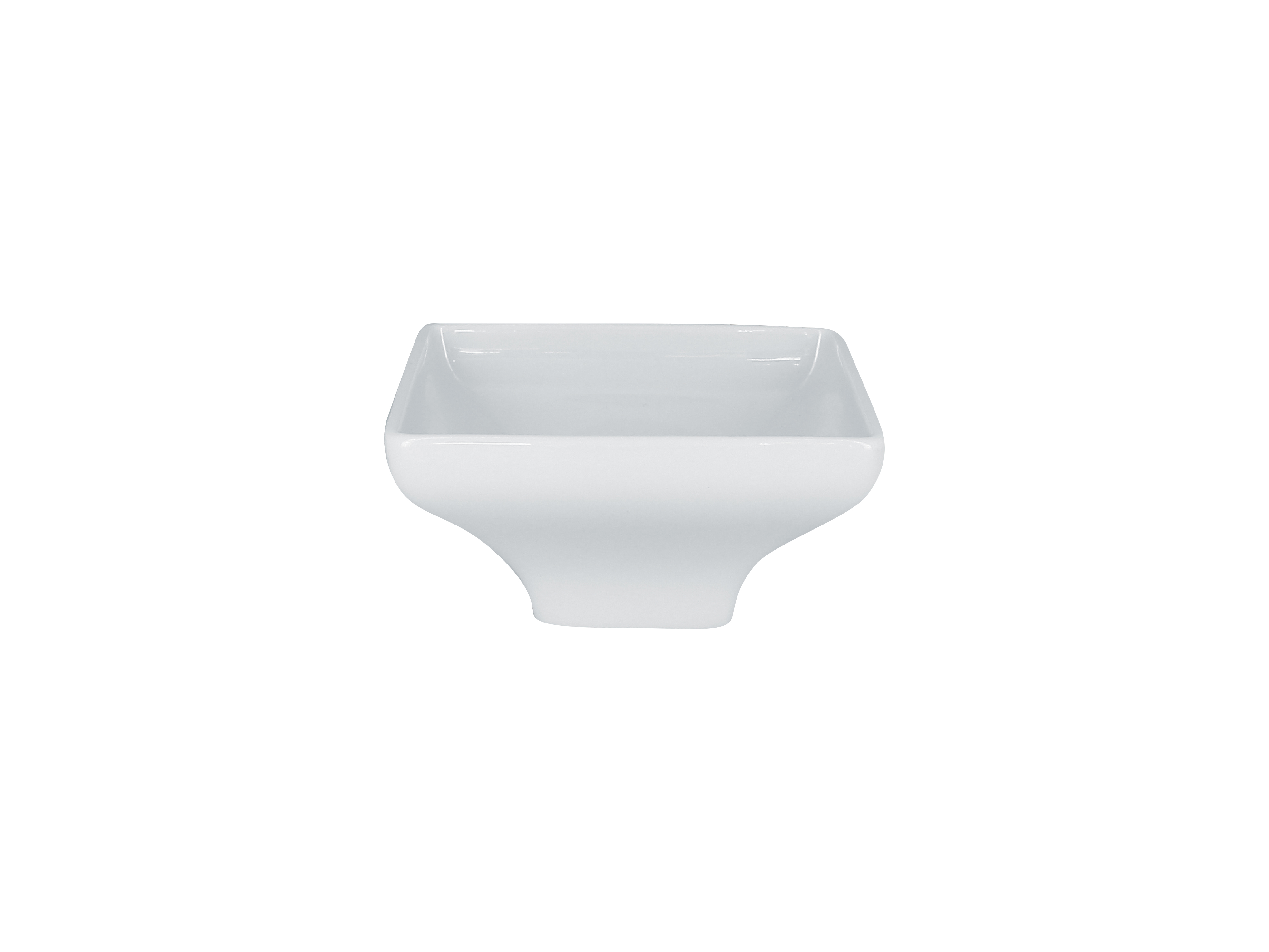 Schale eckig 12x12x6,2cm 0,3L MOON white