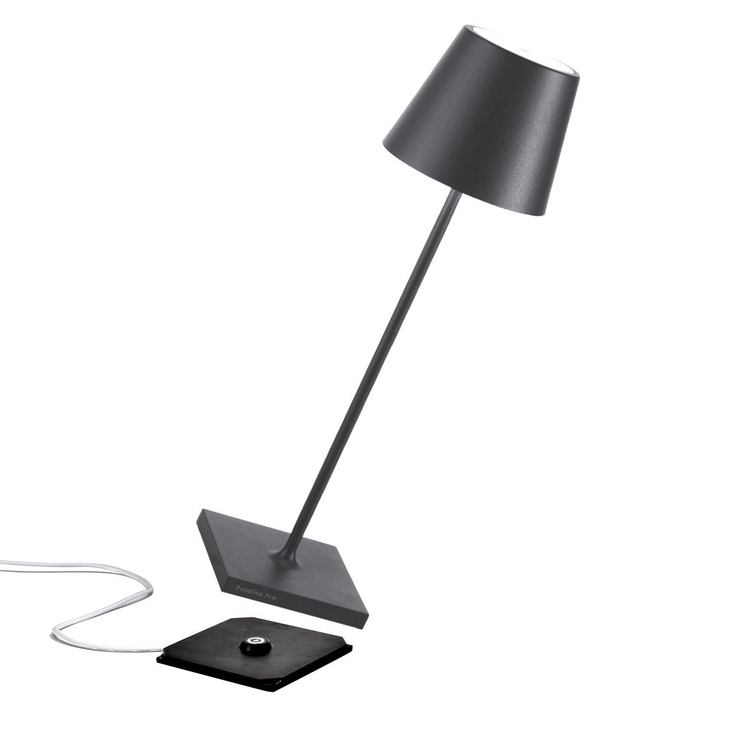 LED-Leuchte H38cm POLDINA PRO dark grey