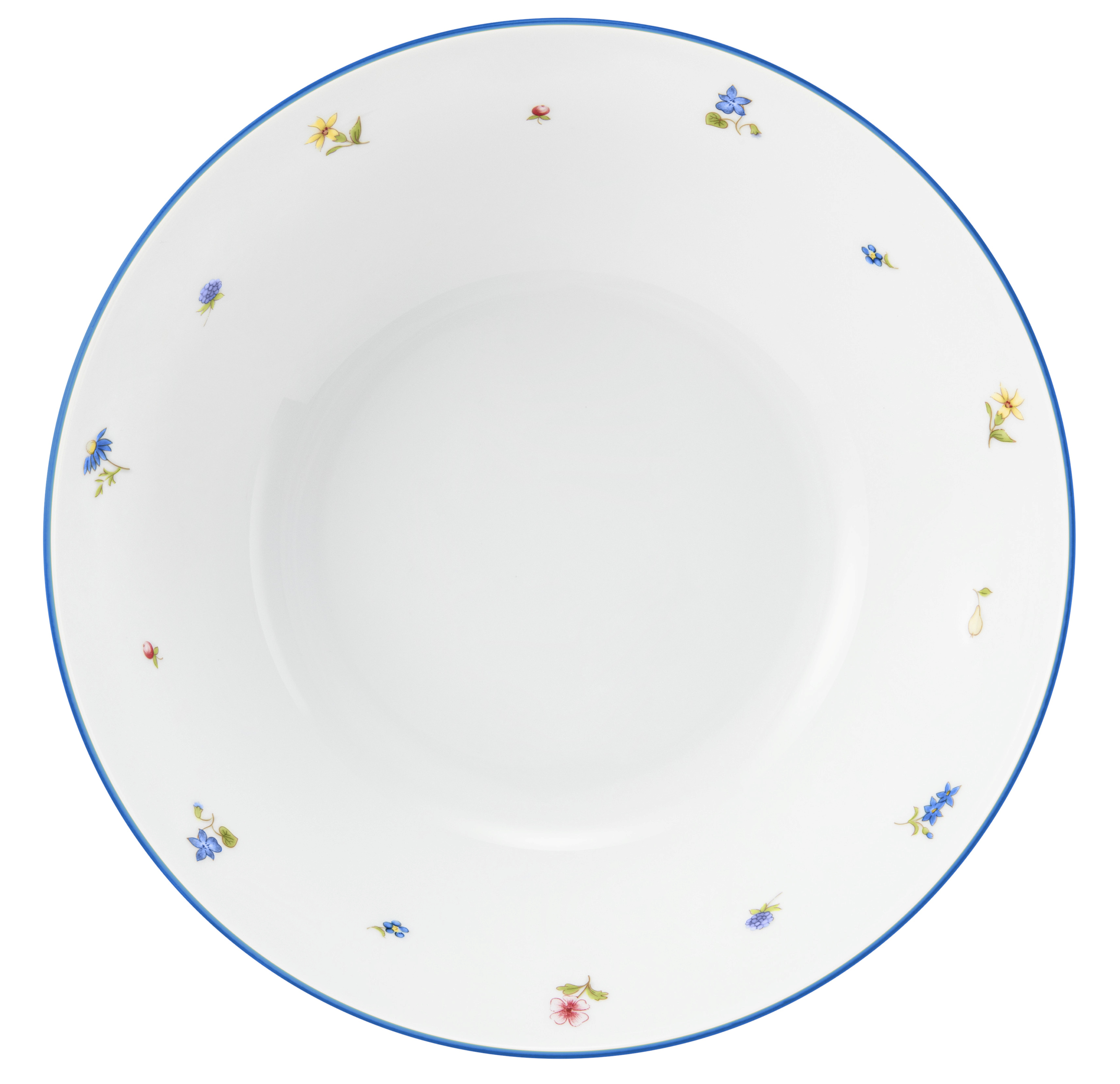 Schale rund rund 24cm COMMUNITY streublume blaue linie