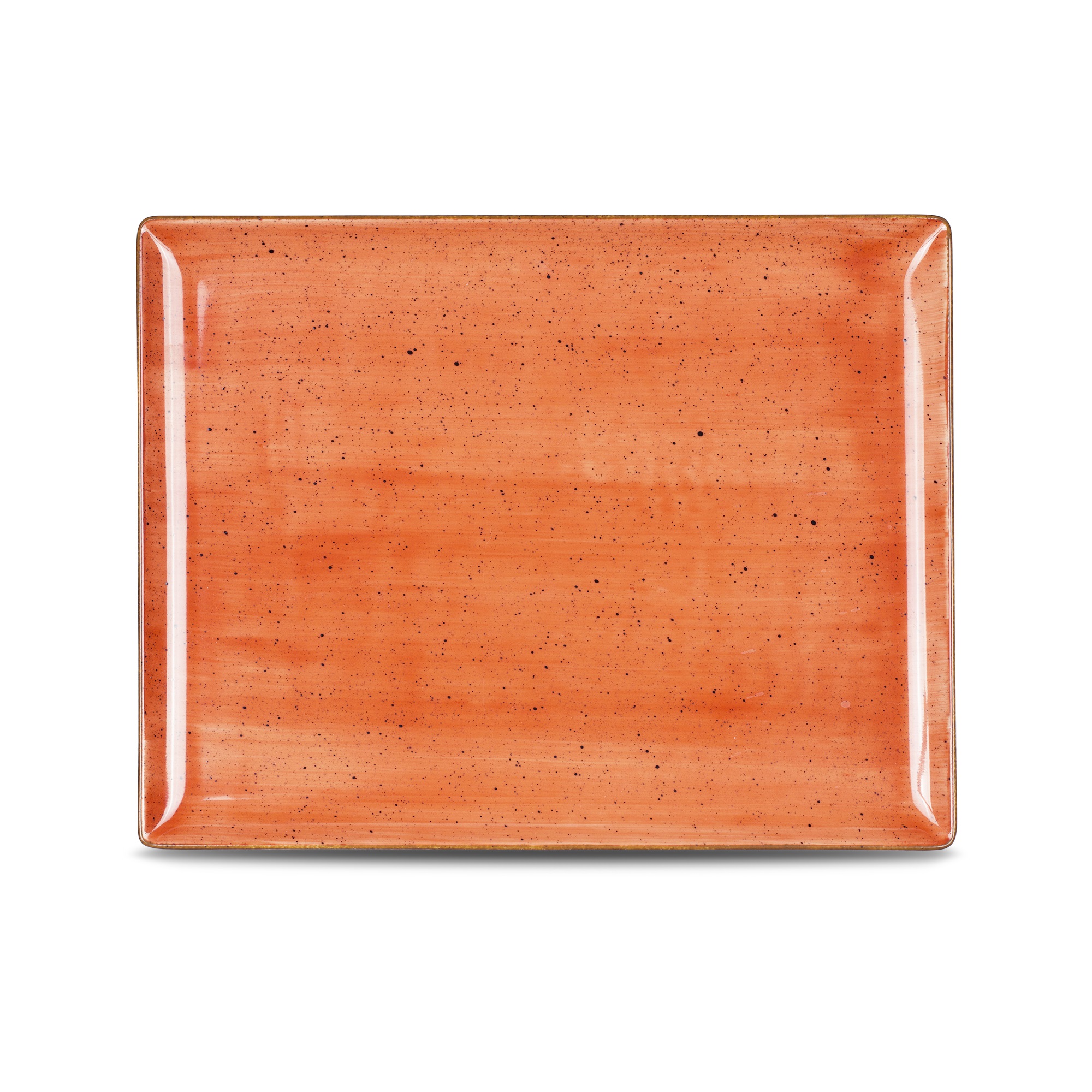 Platte eckig 31x24cm CLASSIC sunset red