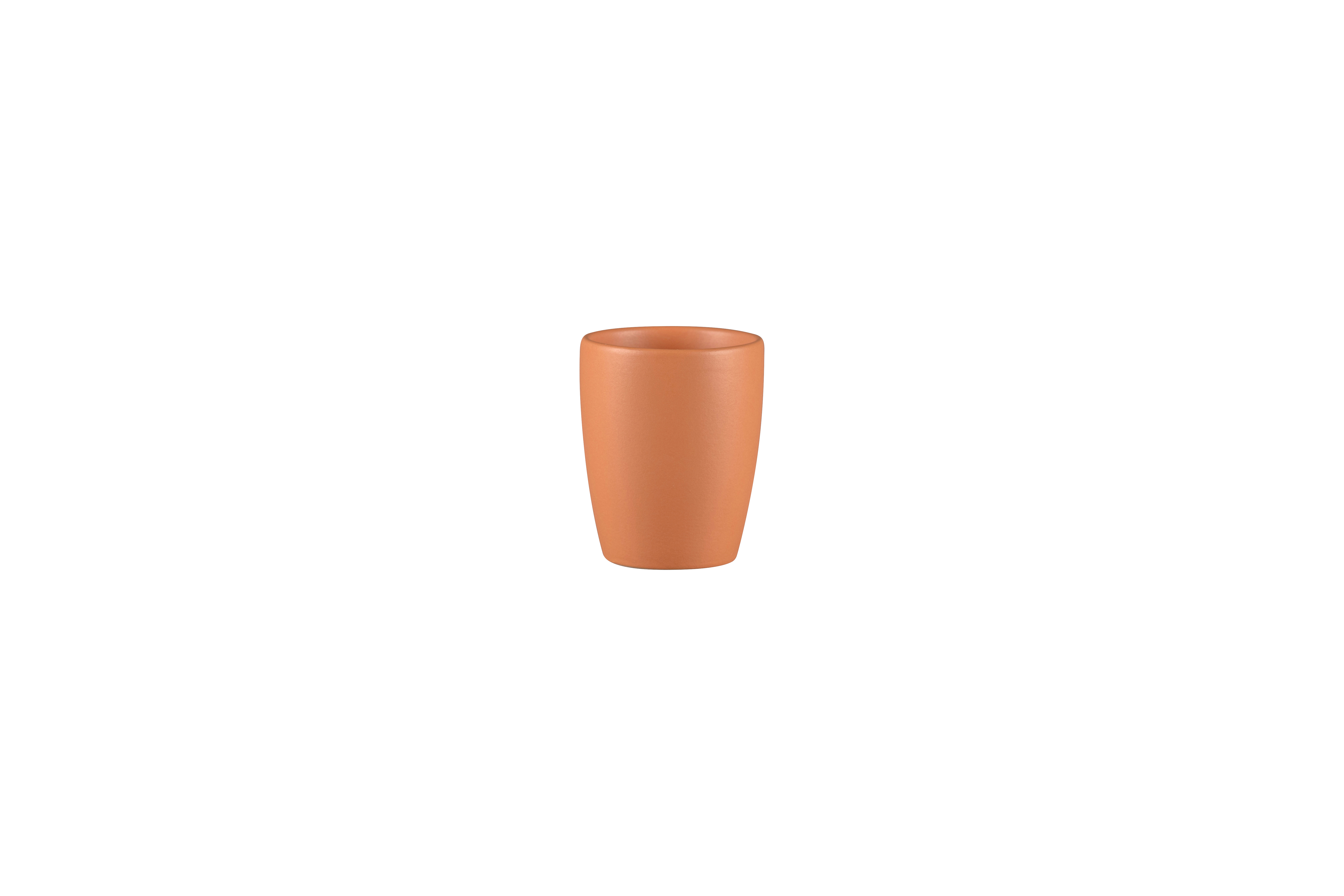 Kaffeetasse ohne Henkel Ø7cm H8,8cm 0,2L TERO PRIMA terracotta