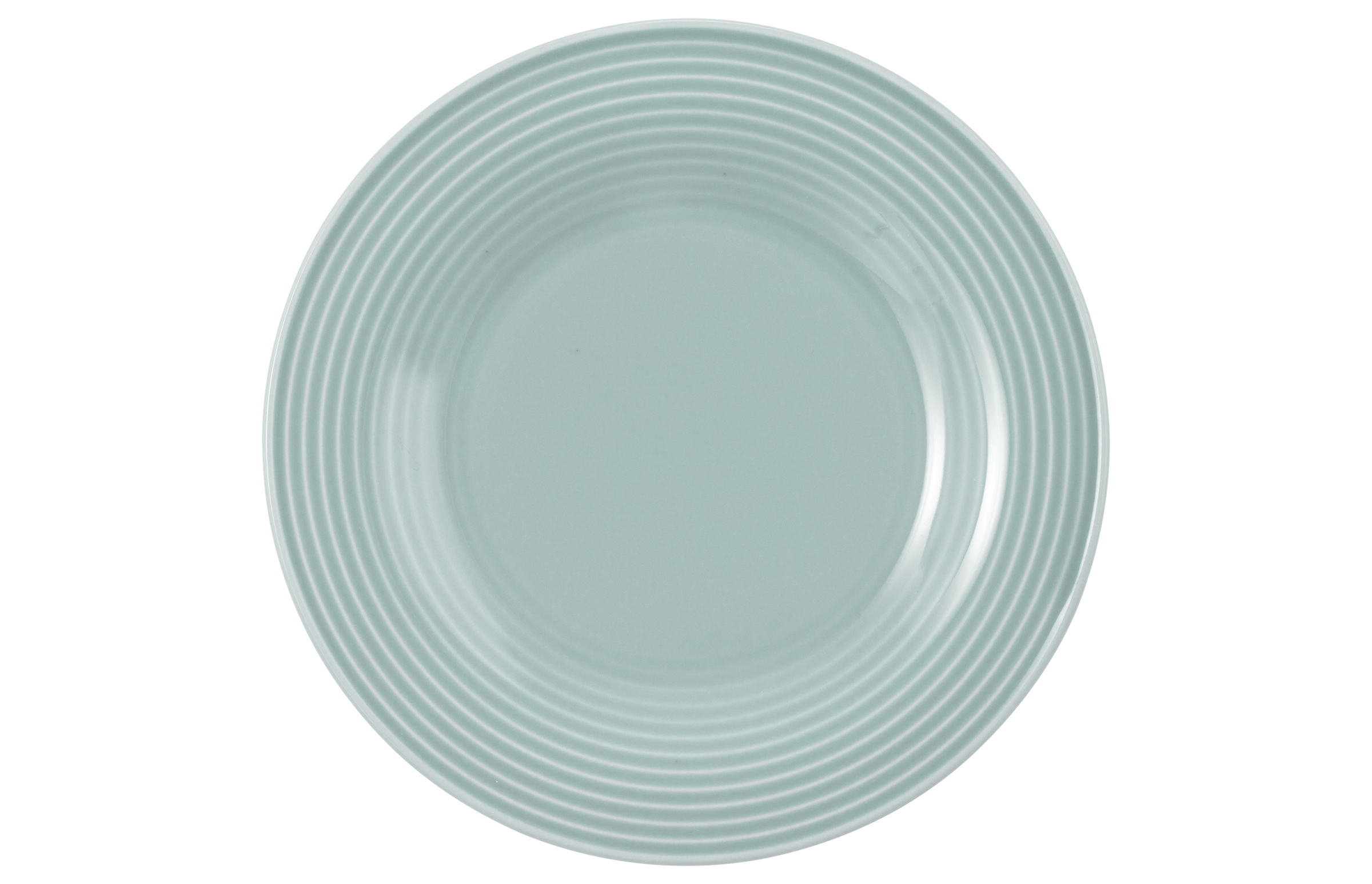 Teller rund mit Relief flach rund 17cm BEAT arktisblau