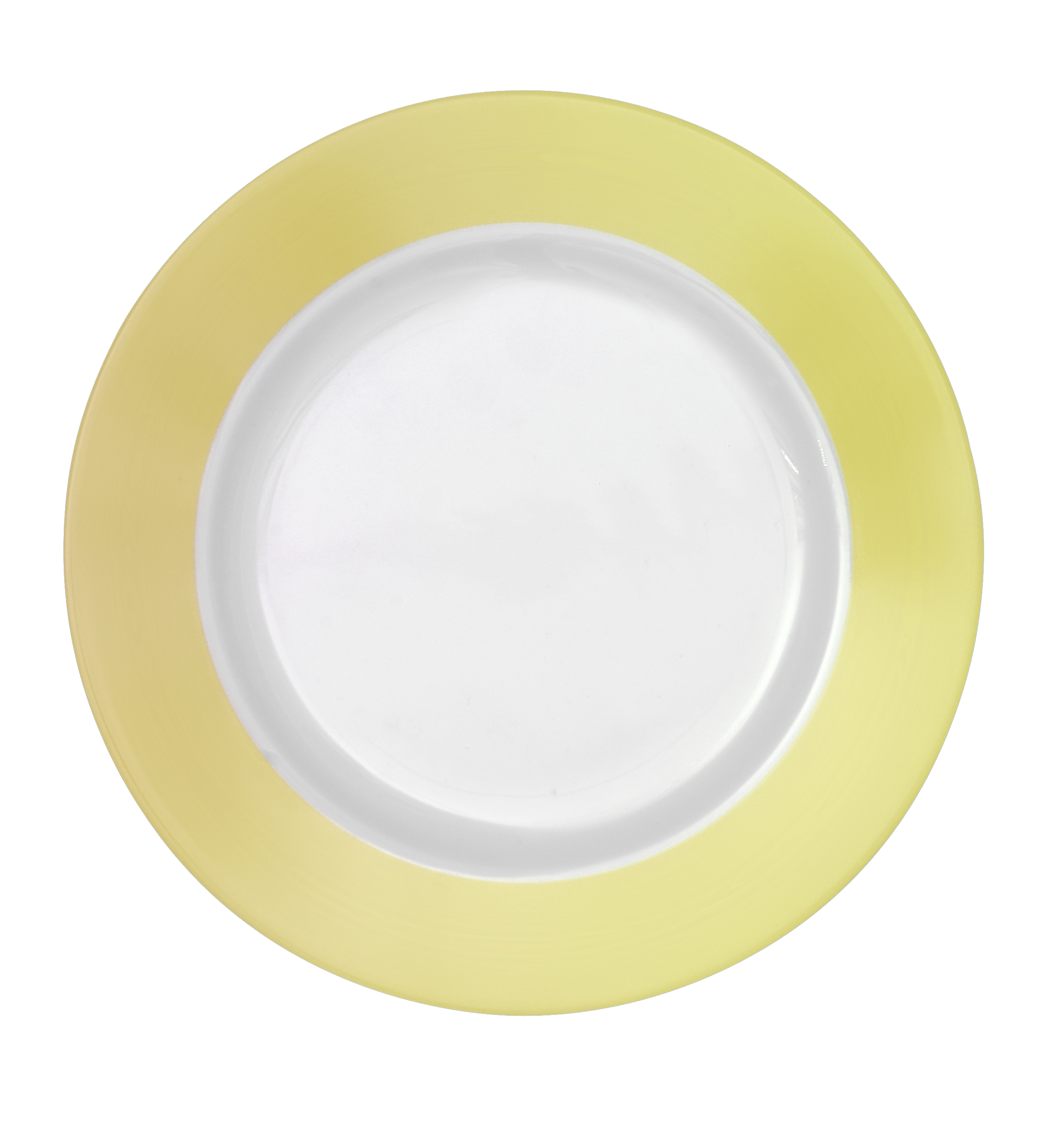 81155 Teller flach 21cm COLOUR gelb
