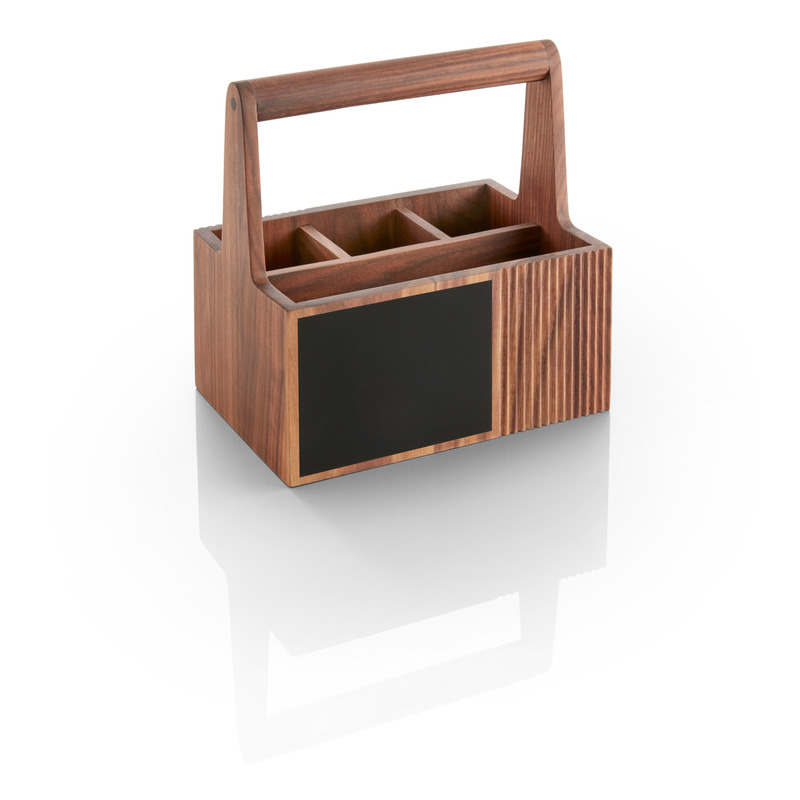 Besteckbox 15,4x22,5x23cm Holz STYLE LIGHTS walnuss mit Griff Besteckbox 15,4x22,5x23cm Holz STYLE LIGHTS walnuss mit Griff