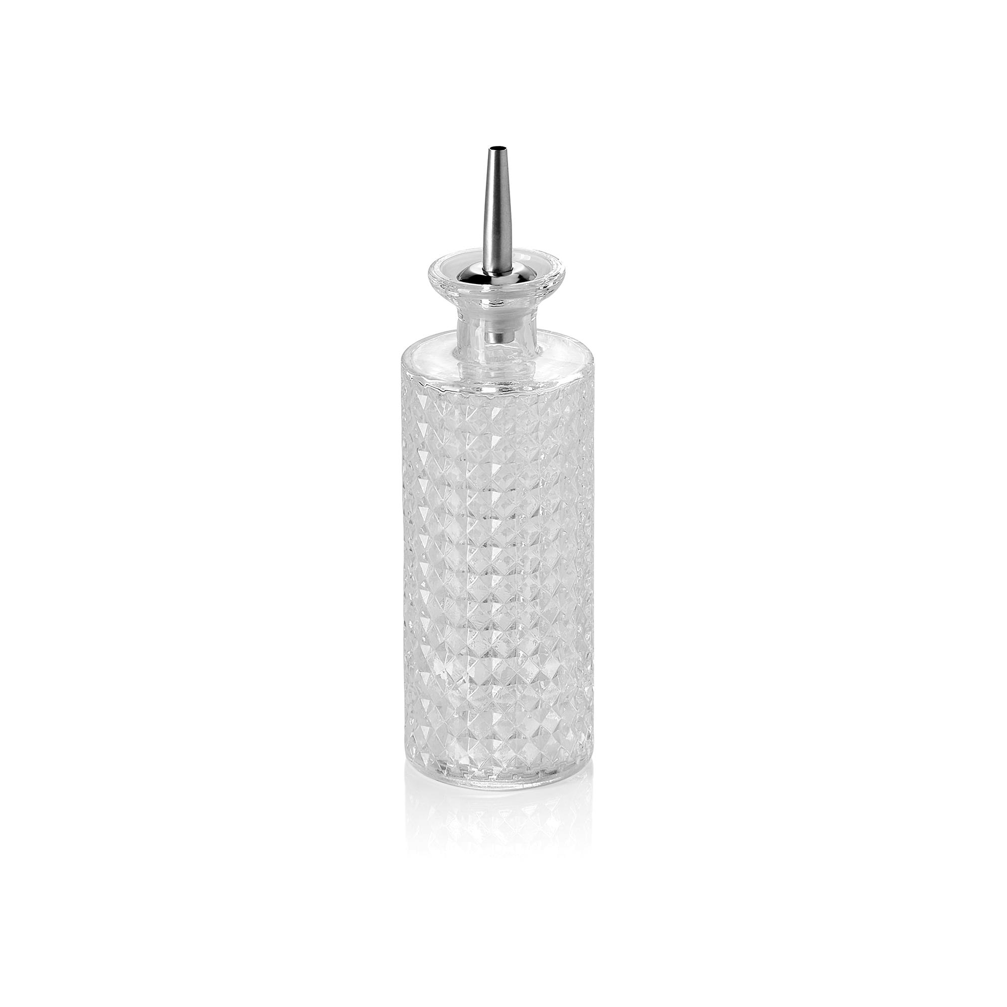 Bitterflasche 0,3l Ø6,5cm H17cm NOCTURN Edelstahl/Glas