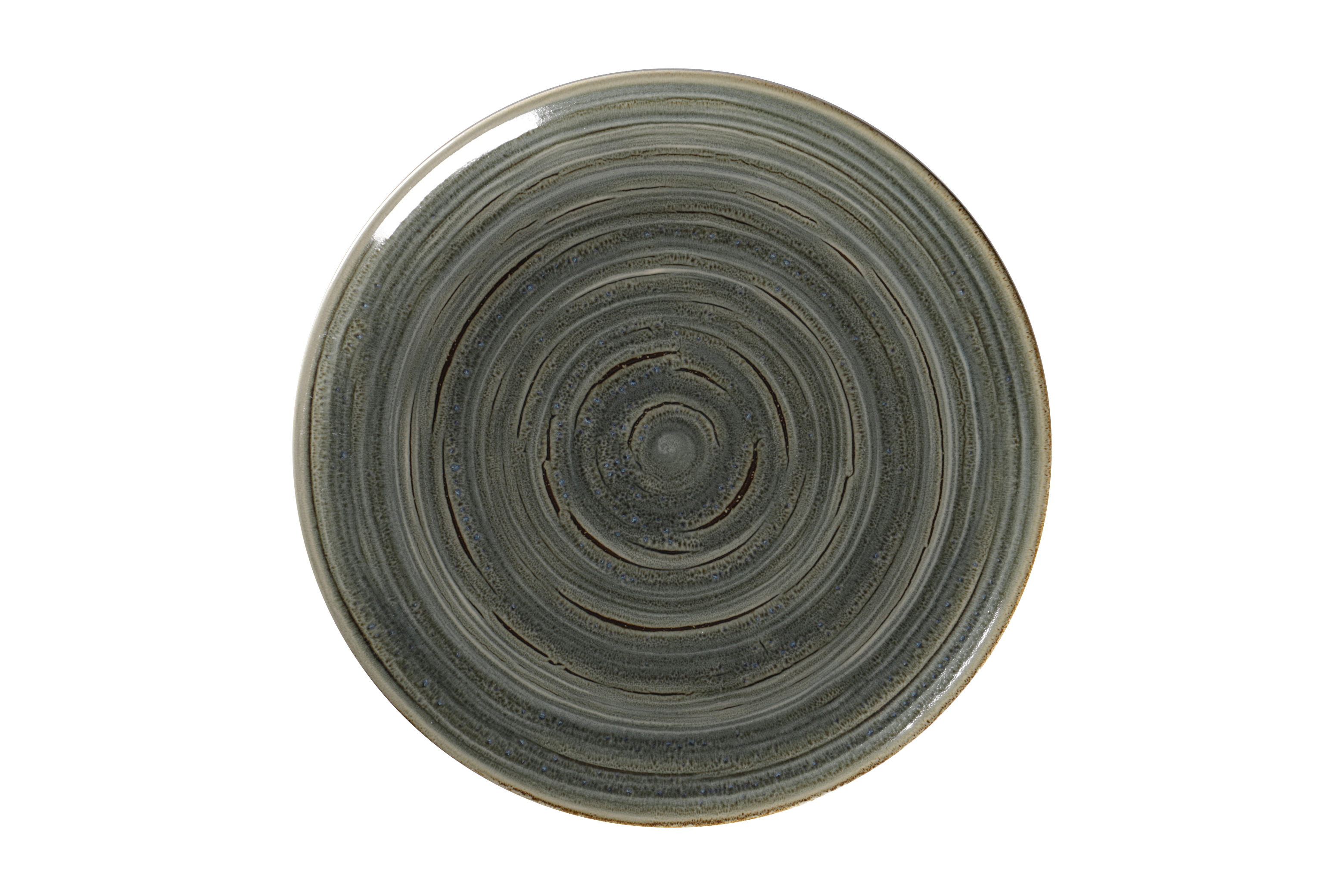 159526 Teller coup 31cm RAKSTONE SPOT peridot green
