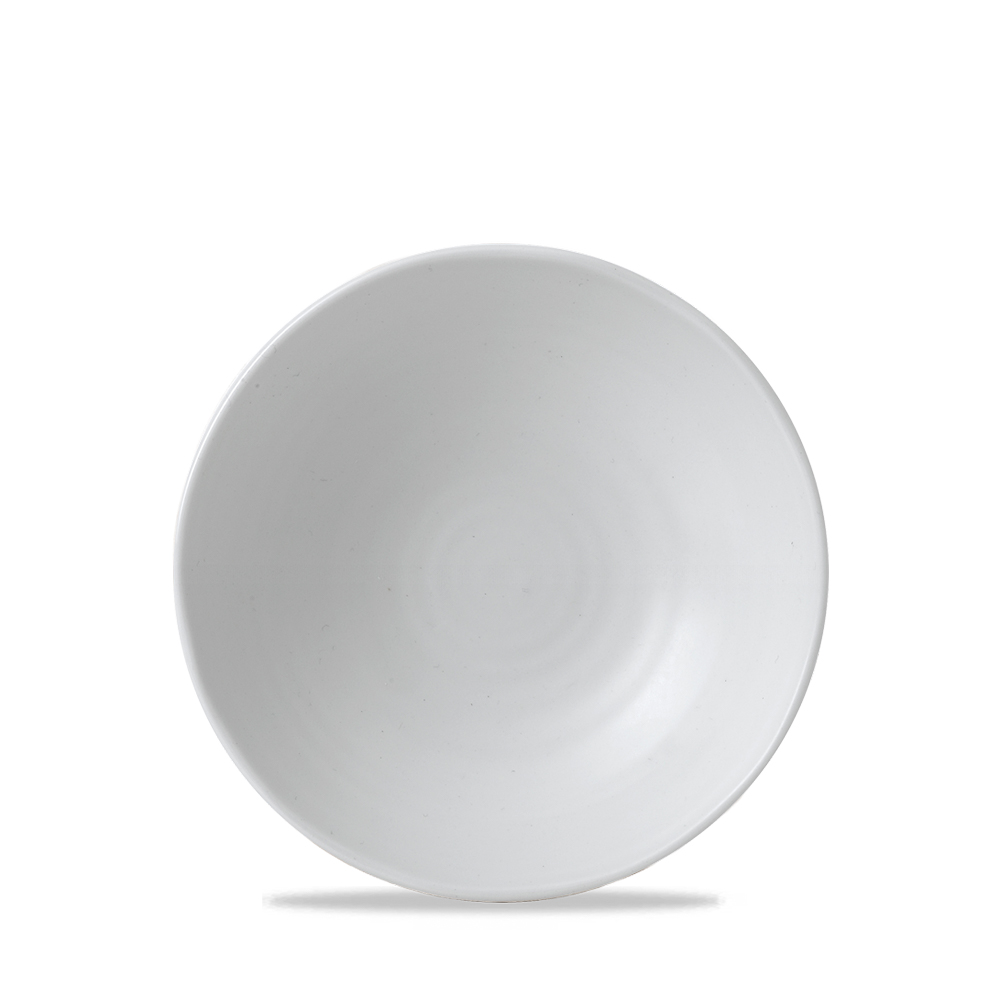 151248 Teller Organic coup 16cm DUDSON WHITE white