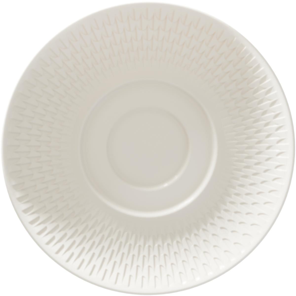 Kombi-Untertasse Doppelspiegel Relief 16cm PURITY REFLECTIONS