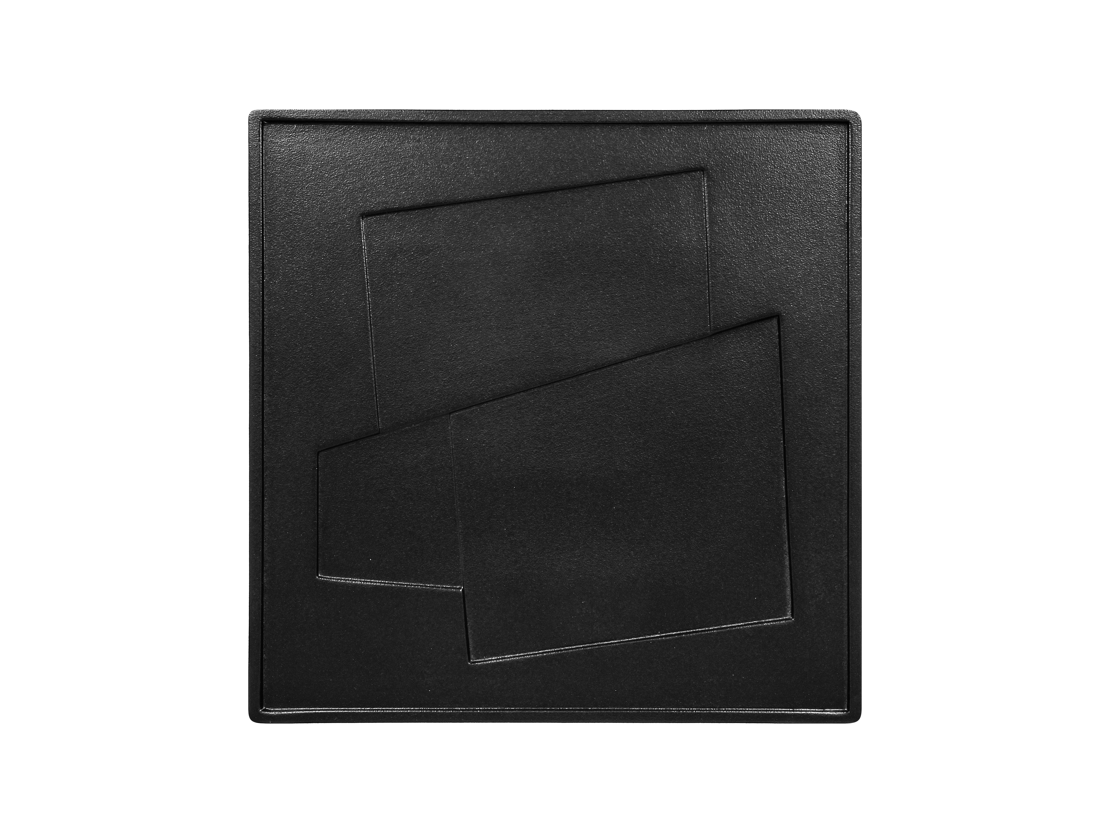 Platte eckig Wakasu 30x30x2cm SENSATION black