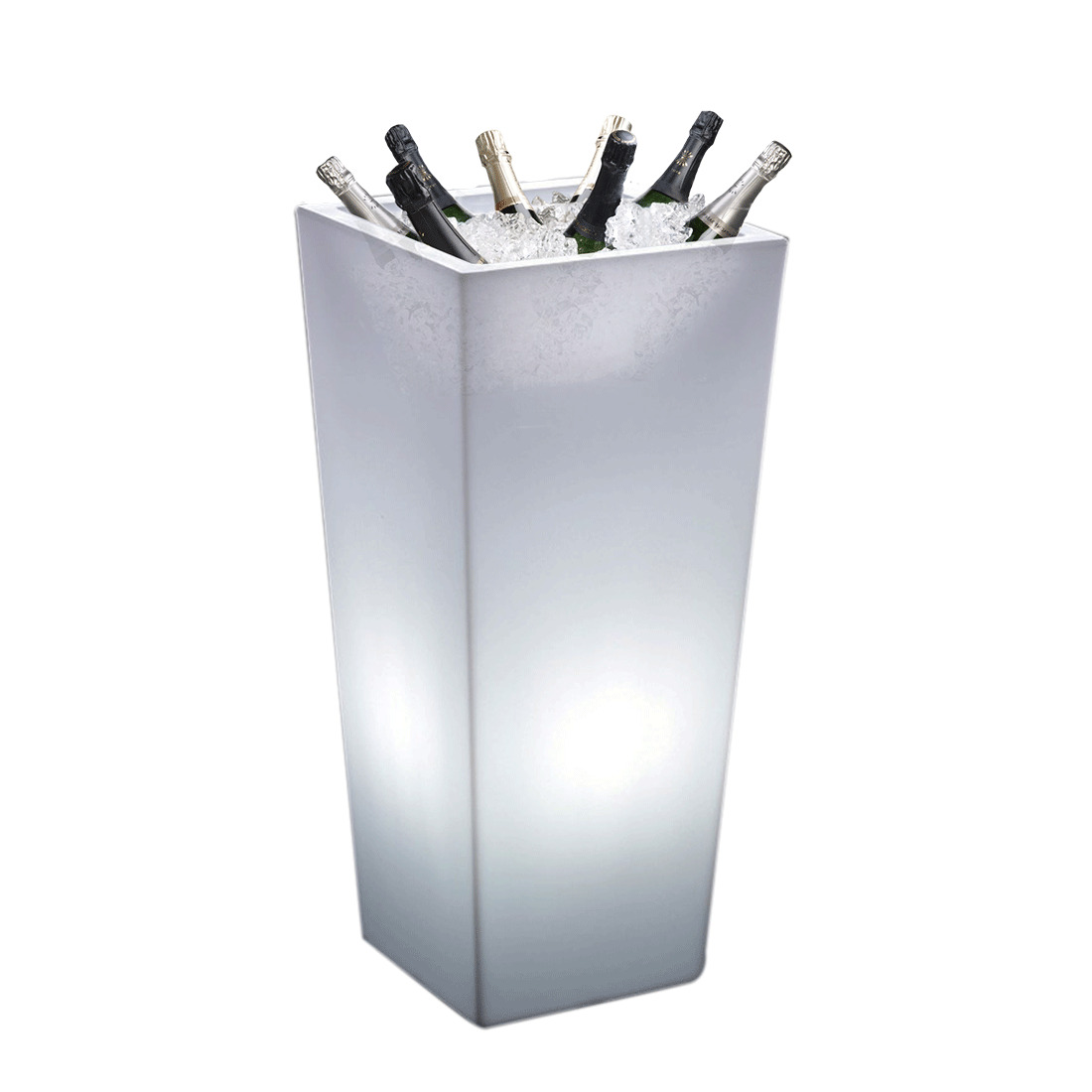 Flaschenkühler Totem QUADRAtisch LED