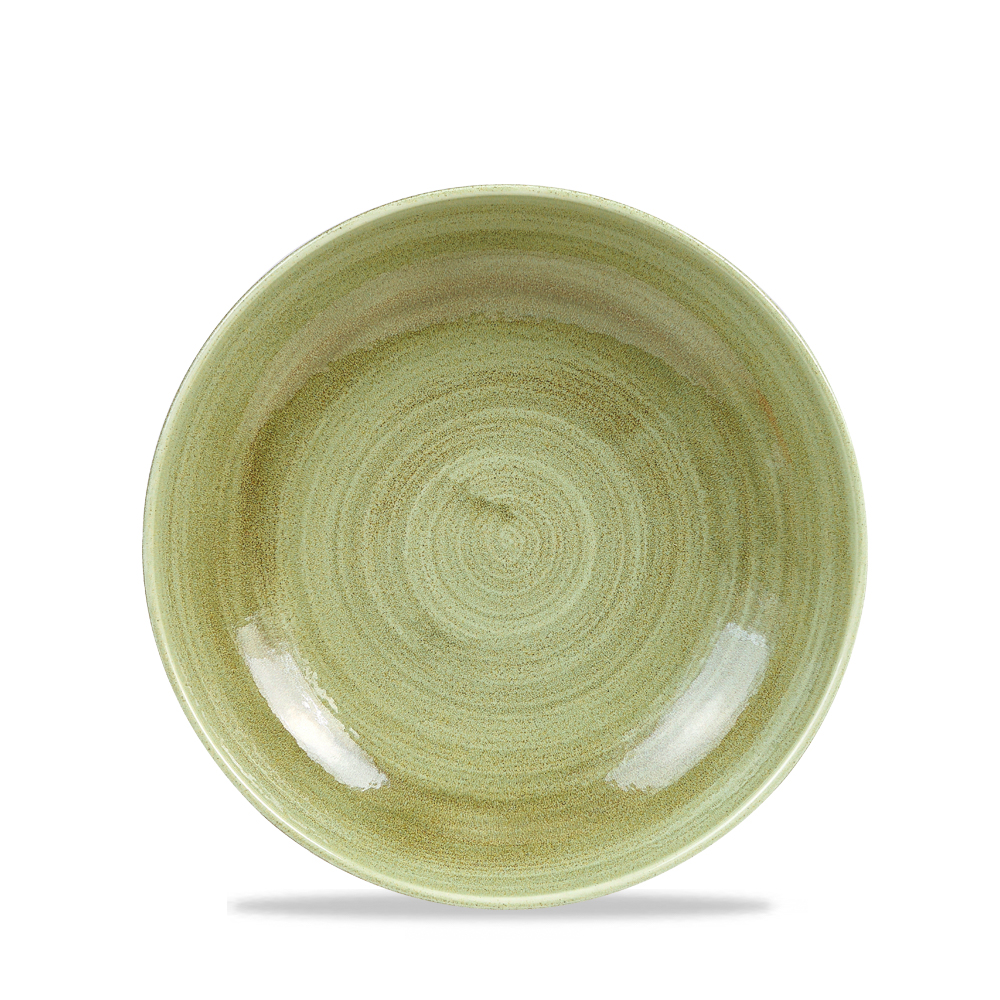 Schale coup 18cm STONECAST PATINA burnished green