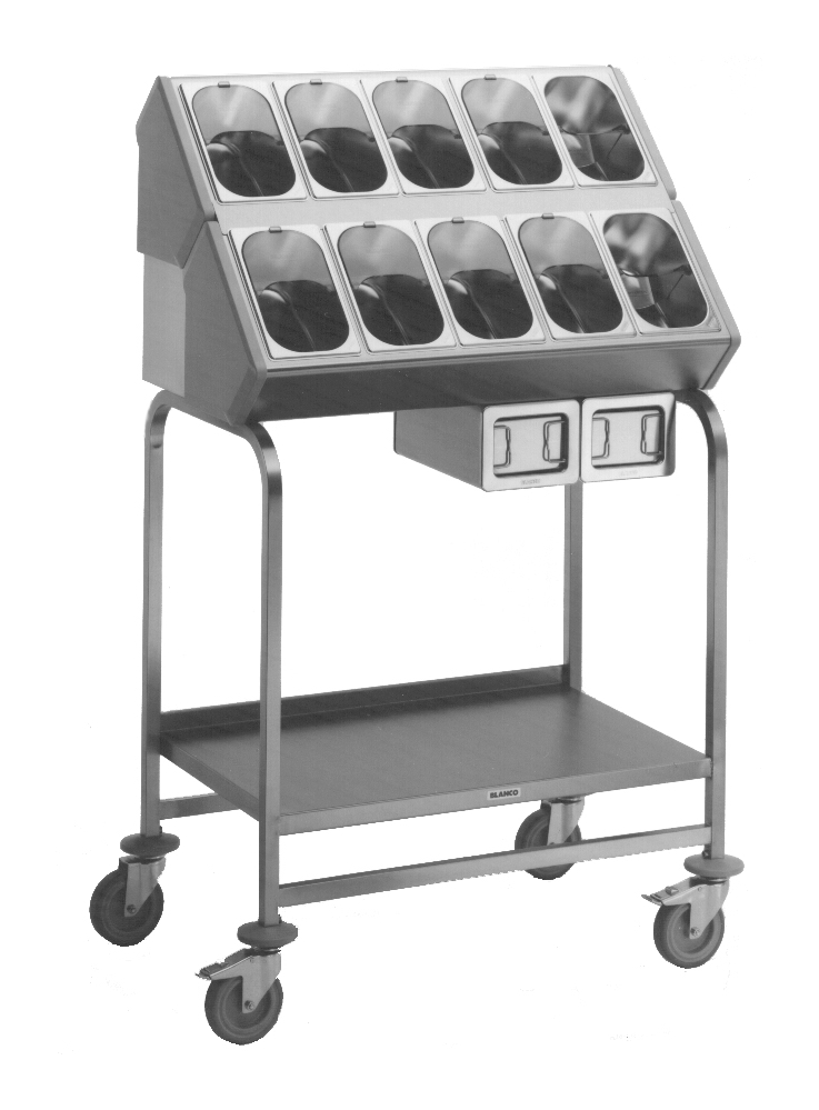 Besteck-/Tablettwagen BT-800 silber