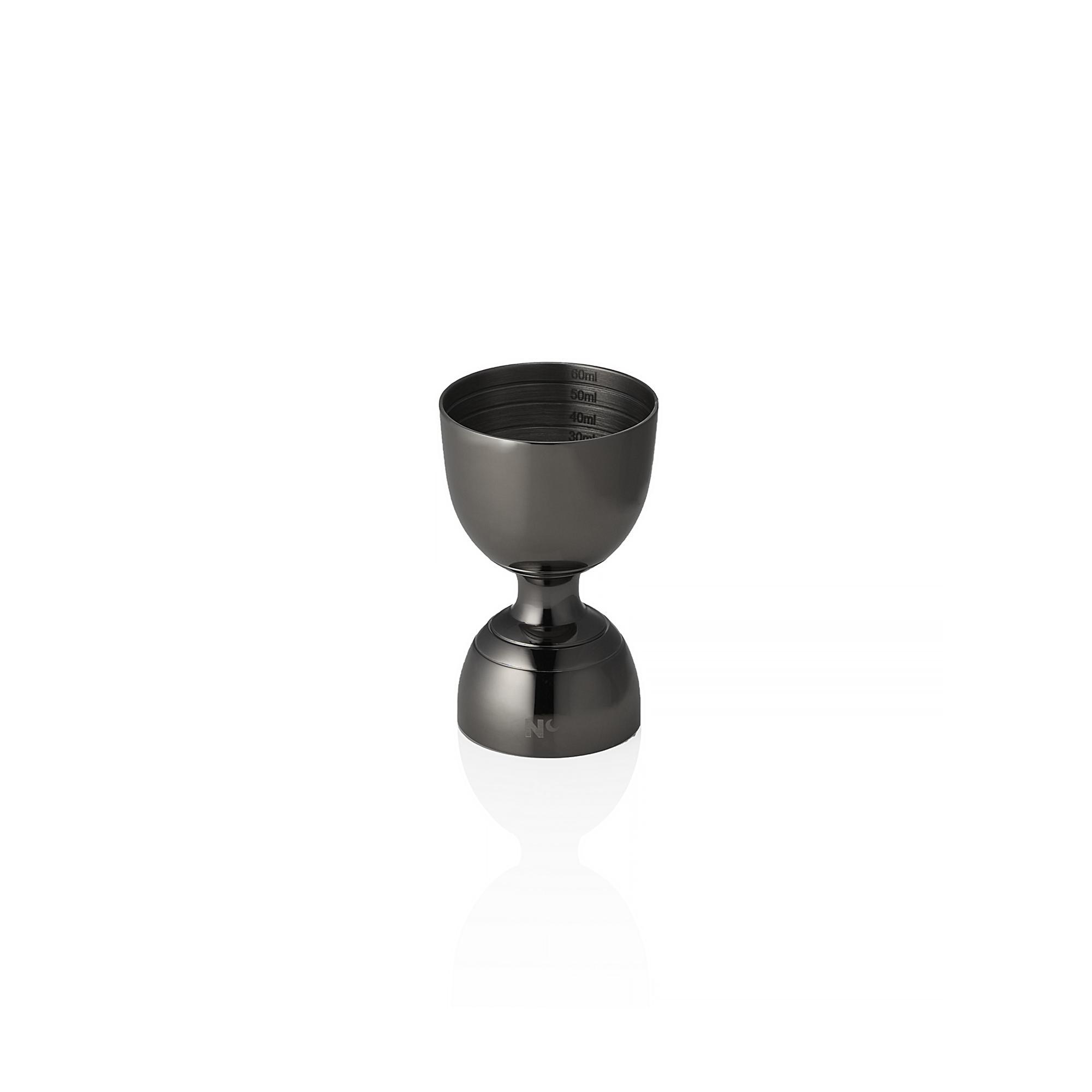 Jigger Rim Bell 30/60ml Ø5cm H8cm NOCTURN 18/8 gun metal