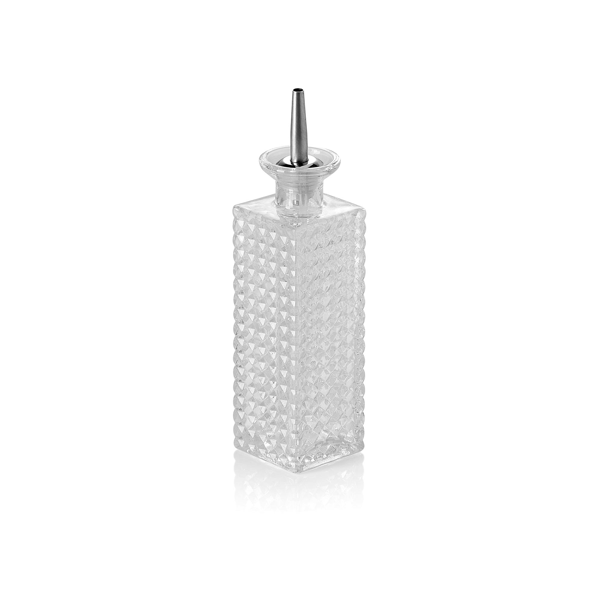 Bitterflasche 0,23l 5 x 5,5x17cm NOCTURN Edelstahl/Glas