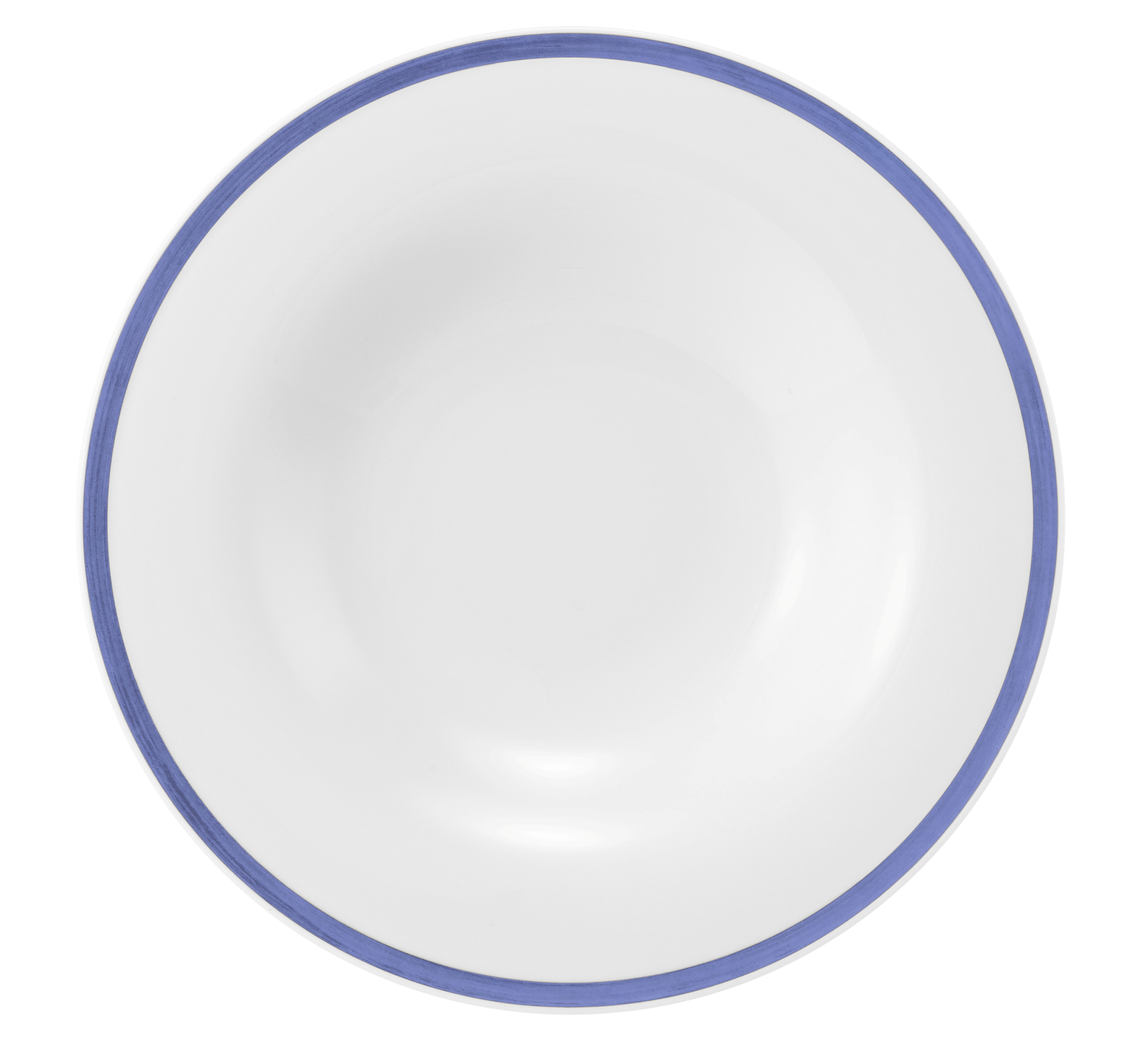 Pastateller rund tief 27cm COMMUNITY pinselband blau
