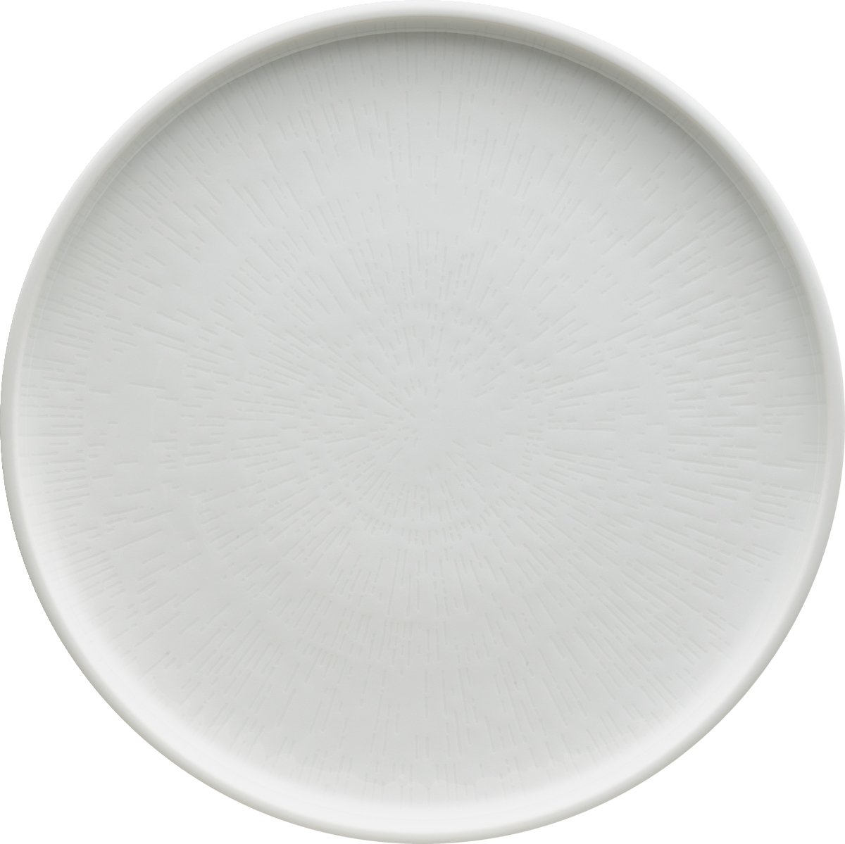 Teller flach rund coup Struktur 28cm SHIRO