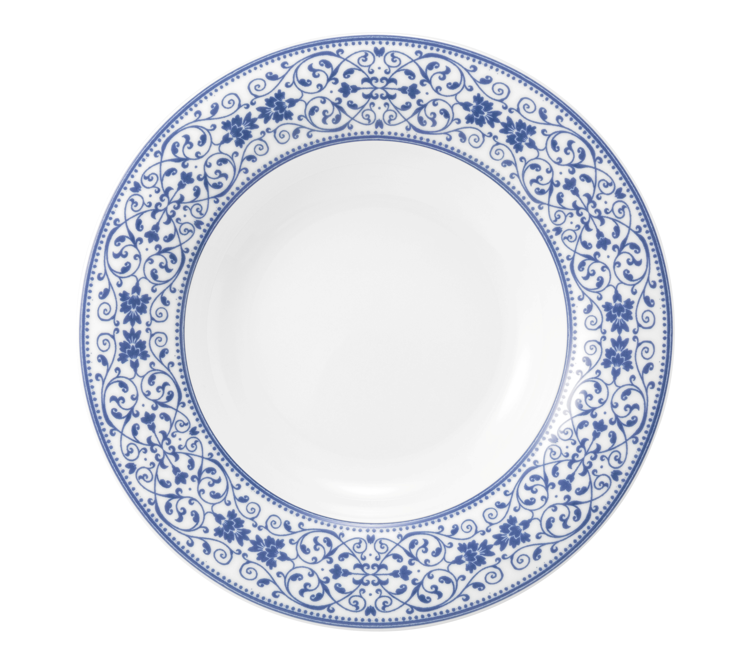 Teller rund tief 23cm Fahne SAVOY grand blue