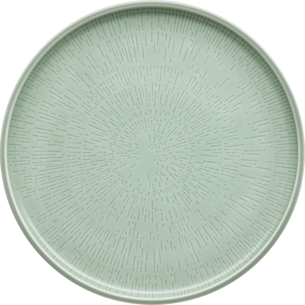 Teller flach rund coup Struktur 28cm SHIRO GLAZE FROST
