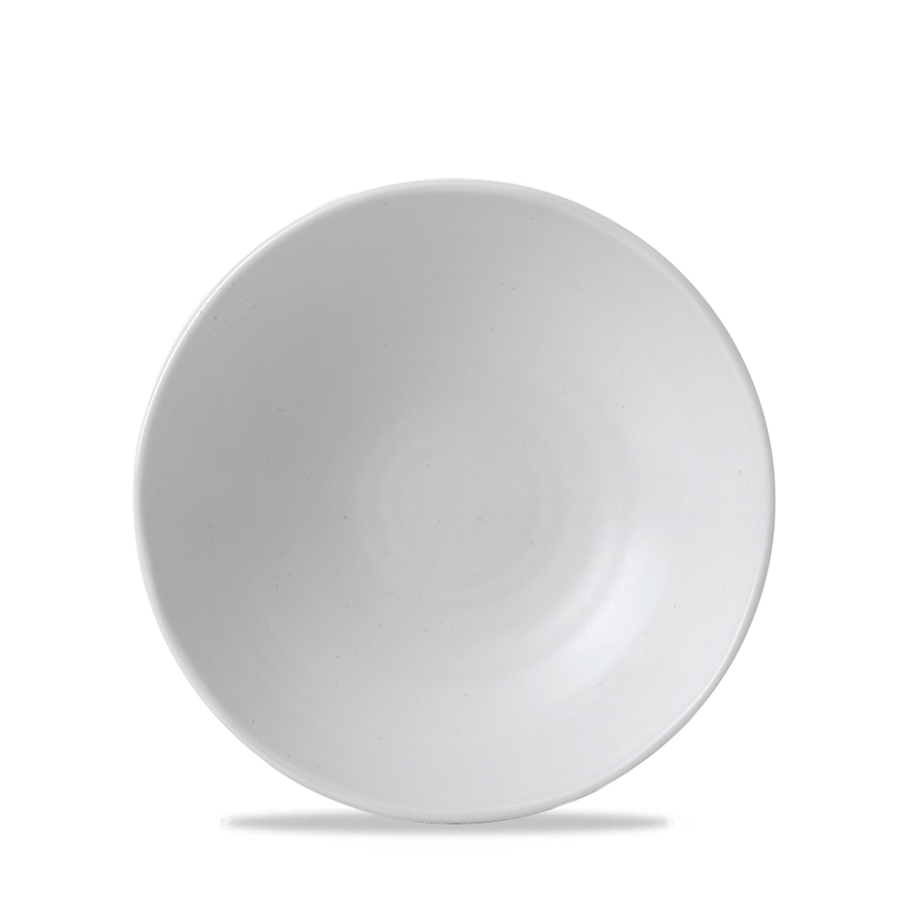 151249 Teller Organic coup 23cm DUDSON WHITE white