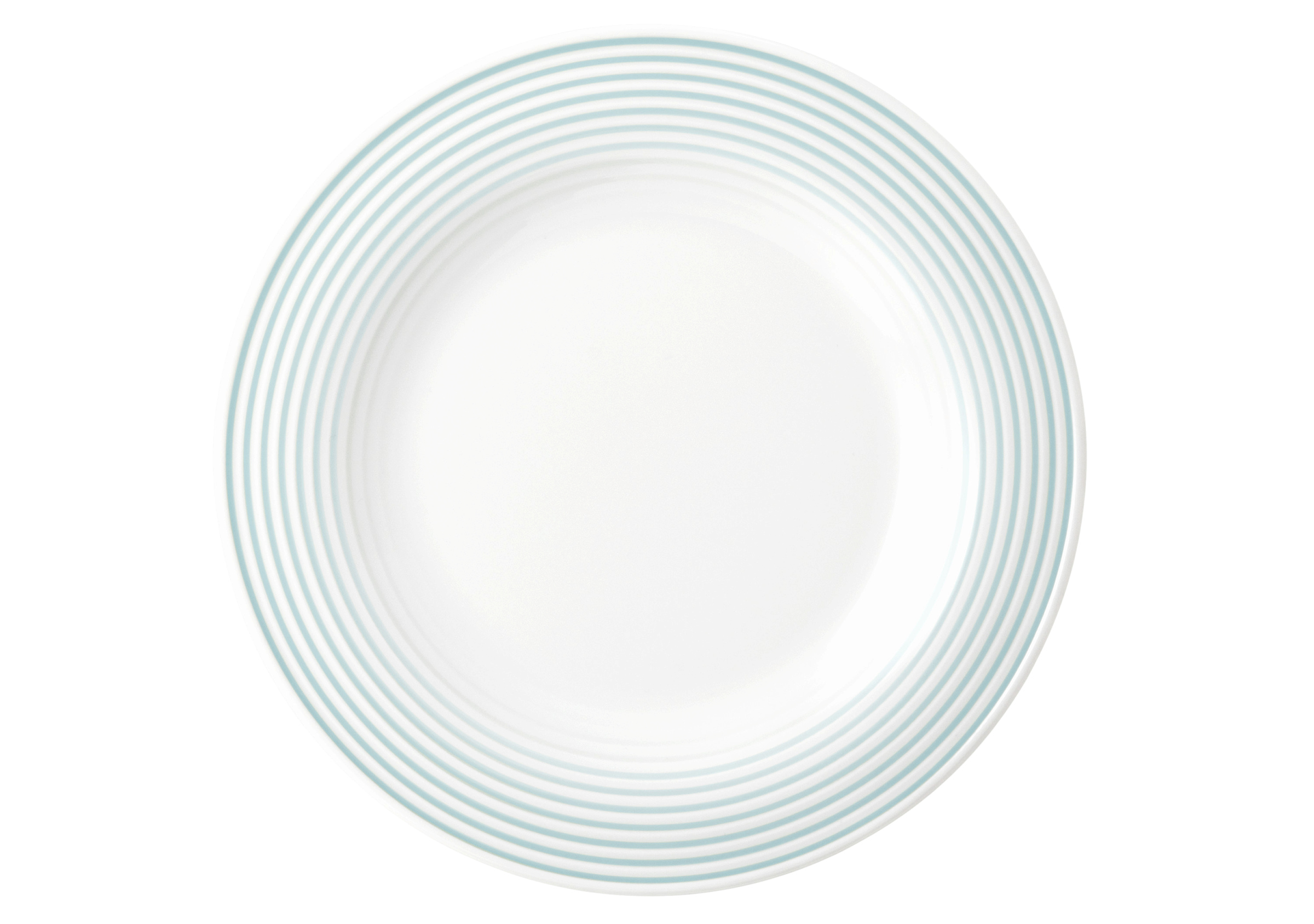 Teller rund mit Relief flach 17cm BLUES arktisblau