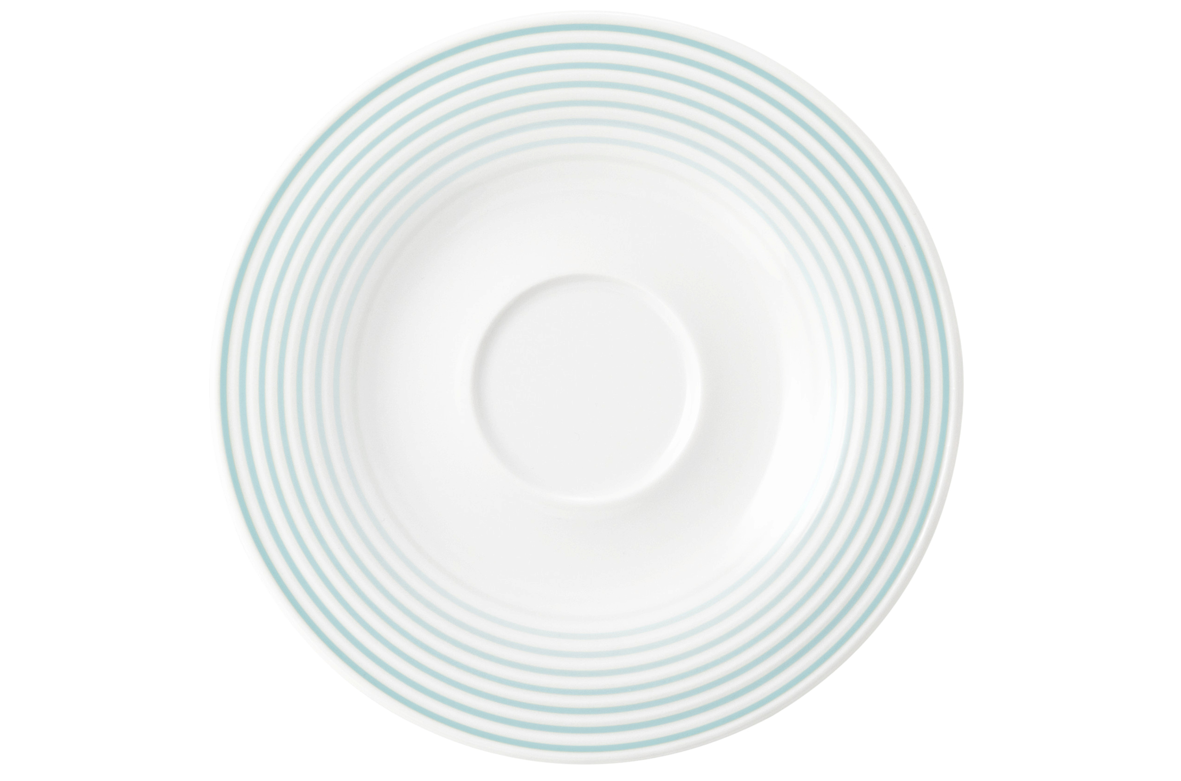 Espressountertasse rund mit Relief 13,5cm BLUES arktisblau