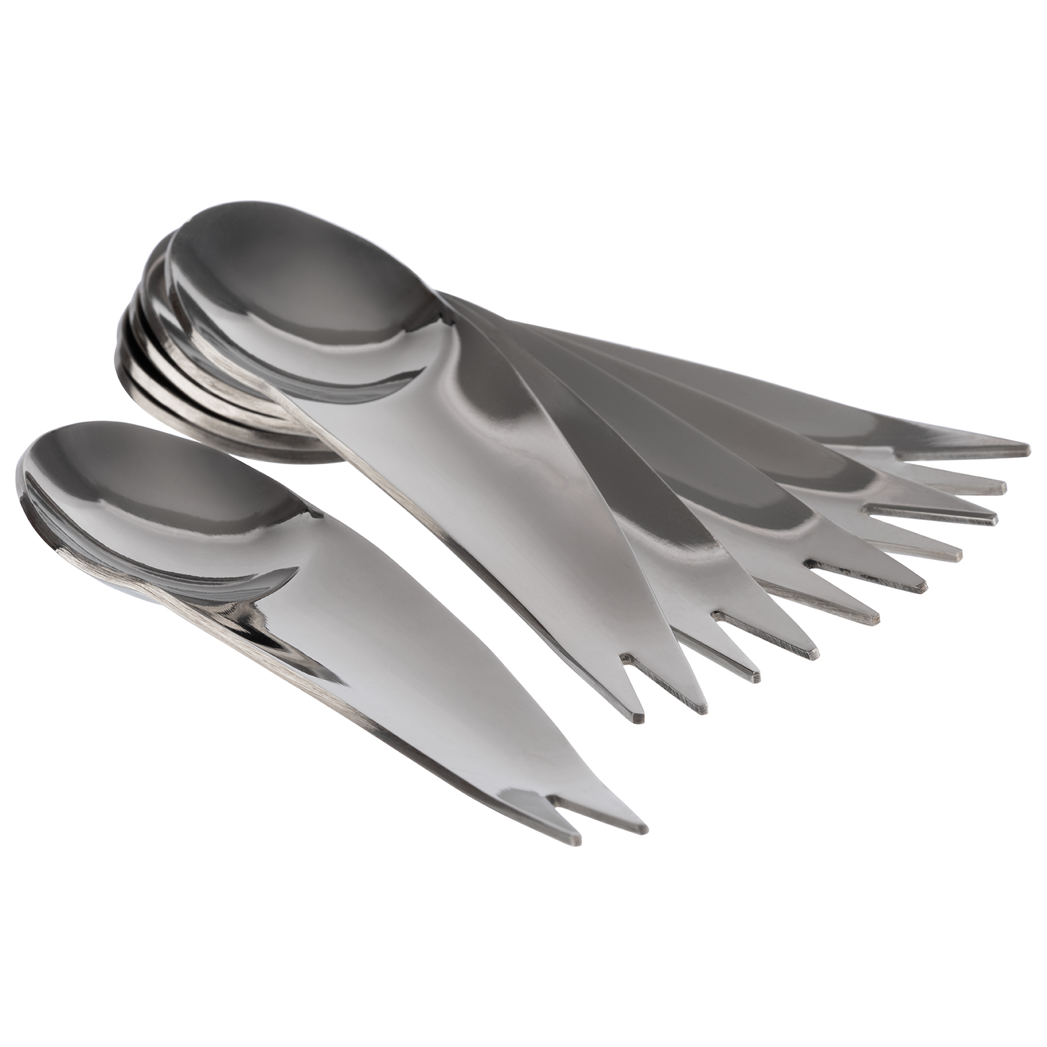 Gourmetlöffel/-gabel 6er Set Länge 10cm Edelstahl