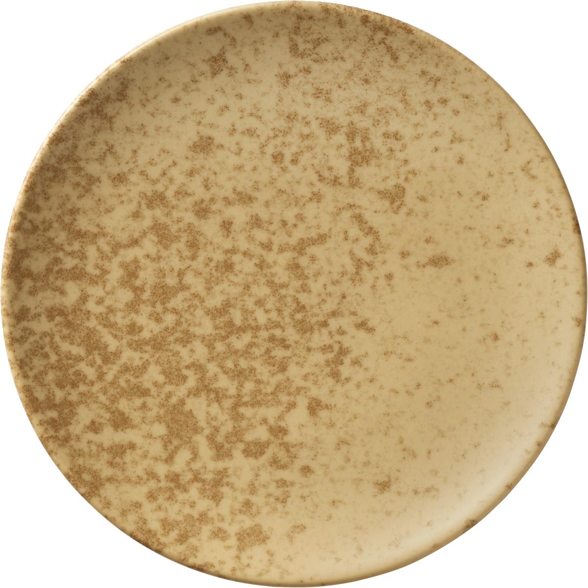Teller flach rund coup 32cm SANDSTONE DARK YELLOW