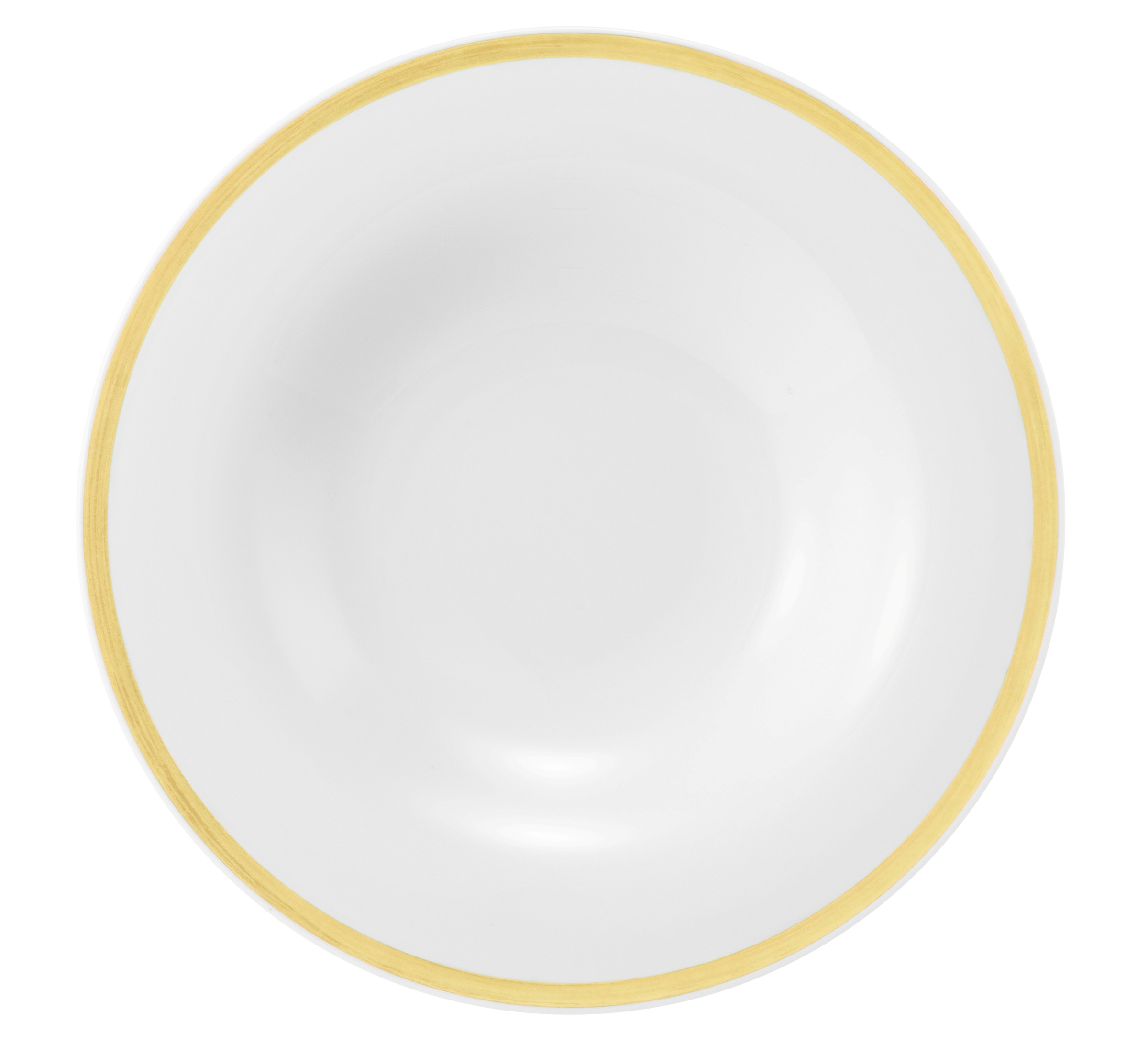Pastateller rund tief 27cm COMMUNITY pinselband ocker